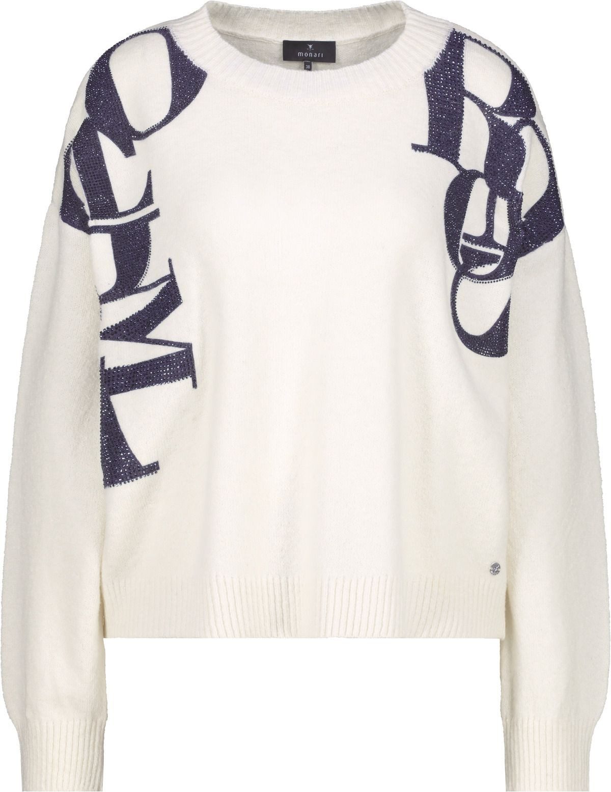 Rundhalspullover Strickpullover