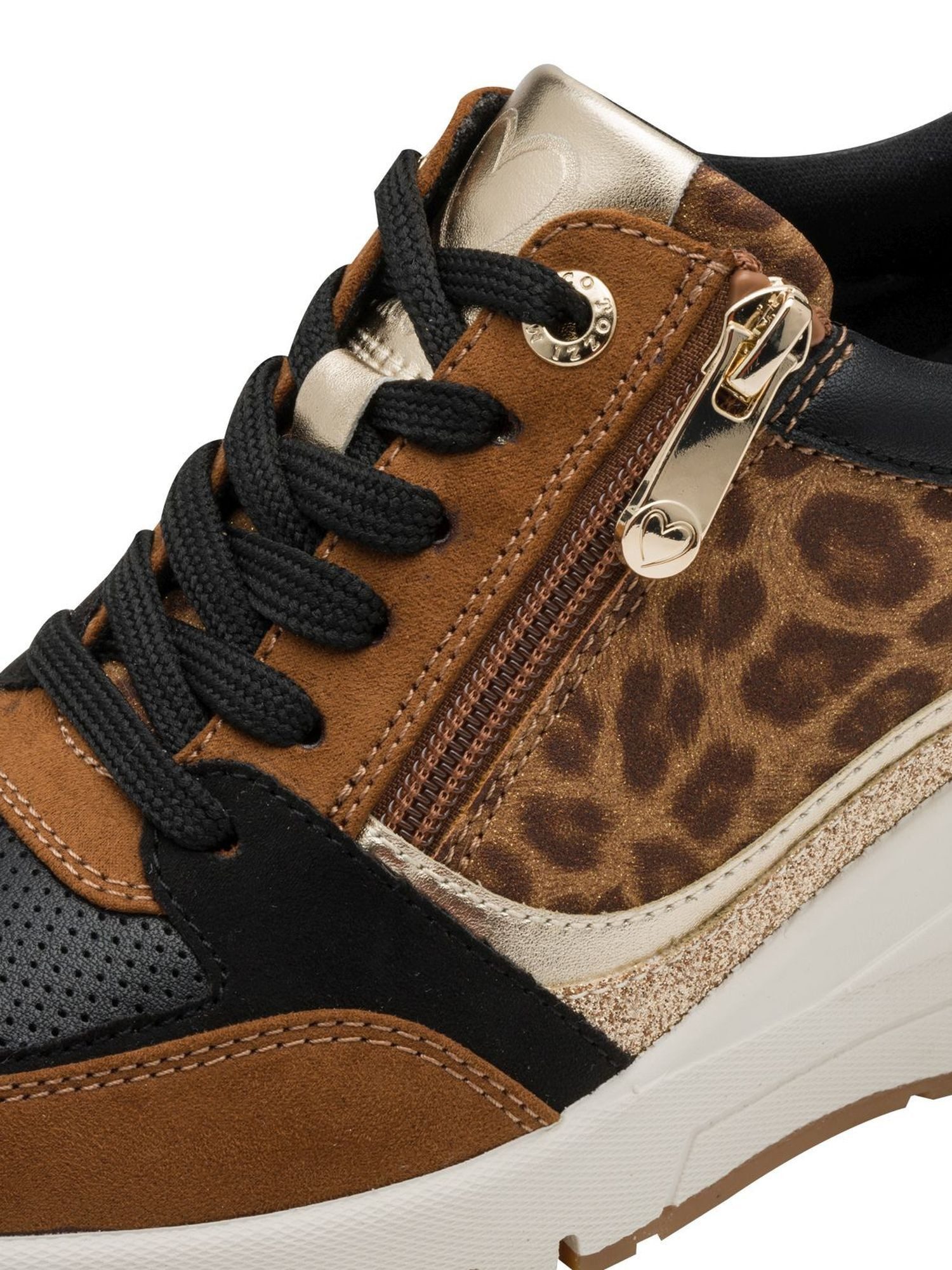MARCO TOZZI Vegan, FEEL, Removable Sock mit Keilabsatz Sneaker Vegan