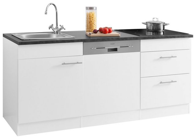 OPTIFIT Küchenzeile »Mini«, mit E Geräten, Breite 180 cm, mit 28 mm starker Arbeitsplatte  - Onlineshop Otto