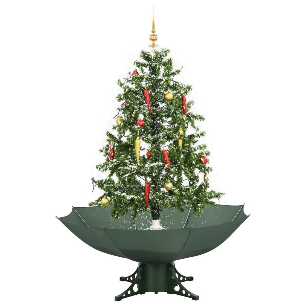 und Schirmfuß cm 70 Grün Künstlicher Höhe Zweigen, mit DOTMALL 140 Weihnachtsbaum Tannenbaum