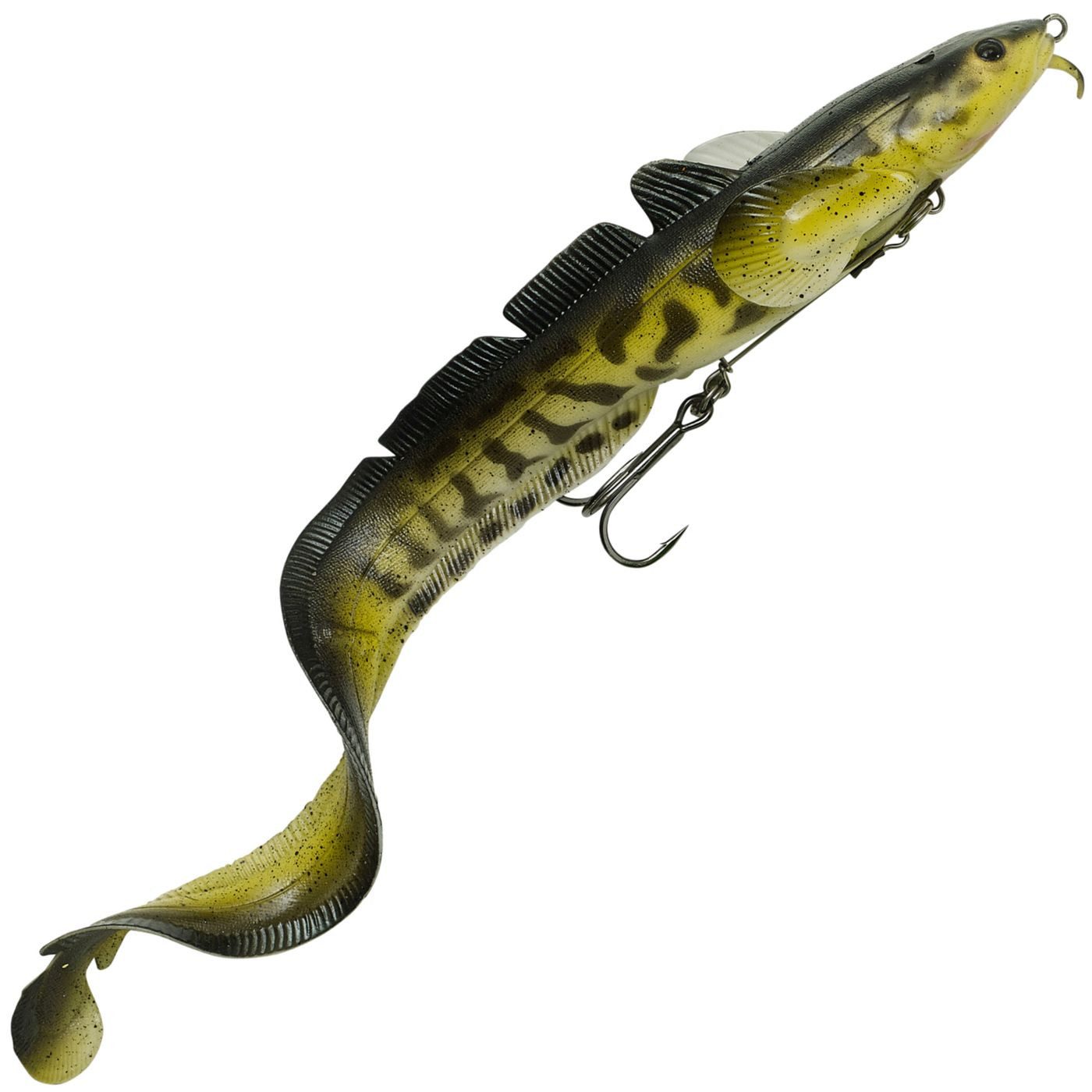 Kunstköder Savage Gear 3D Burbot Shallow - Gummiköder
