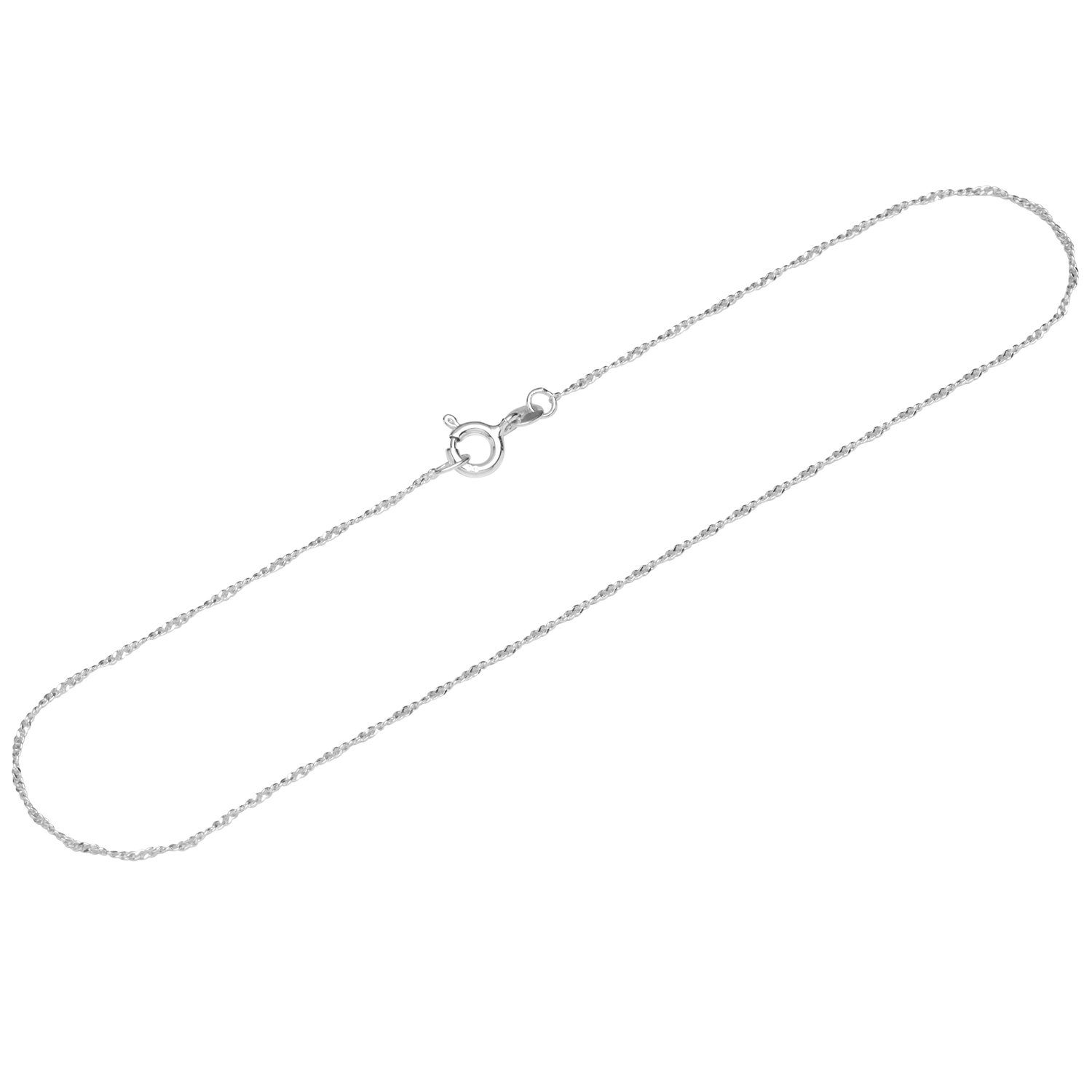 Fußkette Fusskette 925 Sterling Silber 26cm Panzerkette 6fa