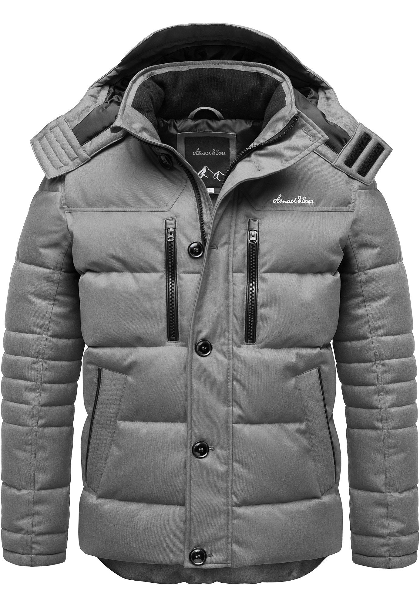 Amaci&Sons Winterjacke WACO Winterjacke Herren Gefütterte Winter Jacke für günstig online kaufen