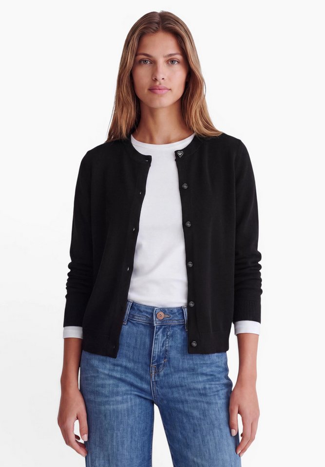 STREET ONE STUDIO Cardigan mit Rundhalsausschnitt