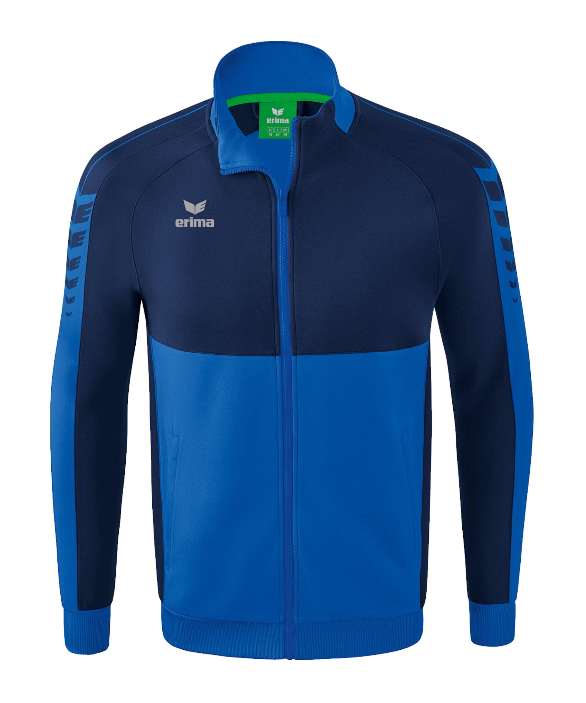 Erima Sweatjacke Six Wings Trainingsjacke blaublau