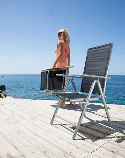 Gartenstuhl Alu Textil sdatec.com