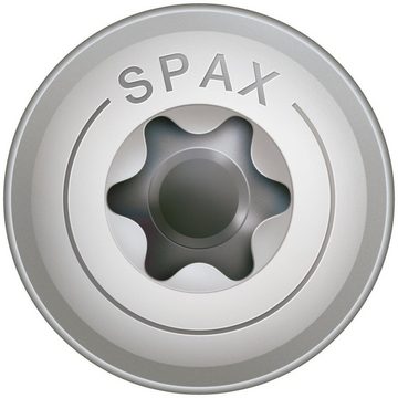 SPAX Spanplattenschraube HI.FORCE, (Edelstahl A2, 100 St), 6x80 mm
