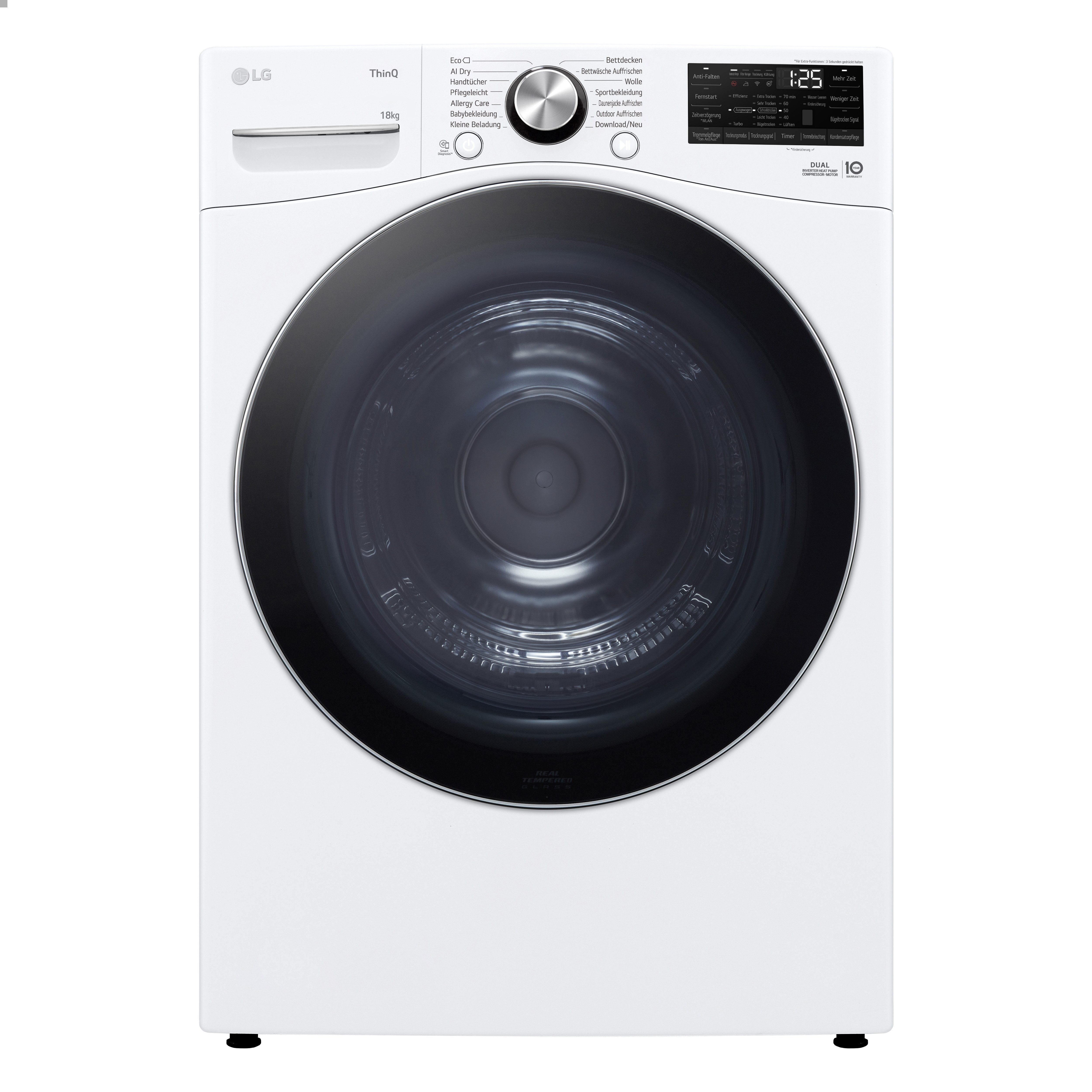 Valentinstagsgeschenk LG Wärmepumpentrockner RT18VT, Allergy Care, weiß