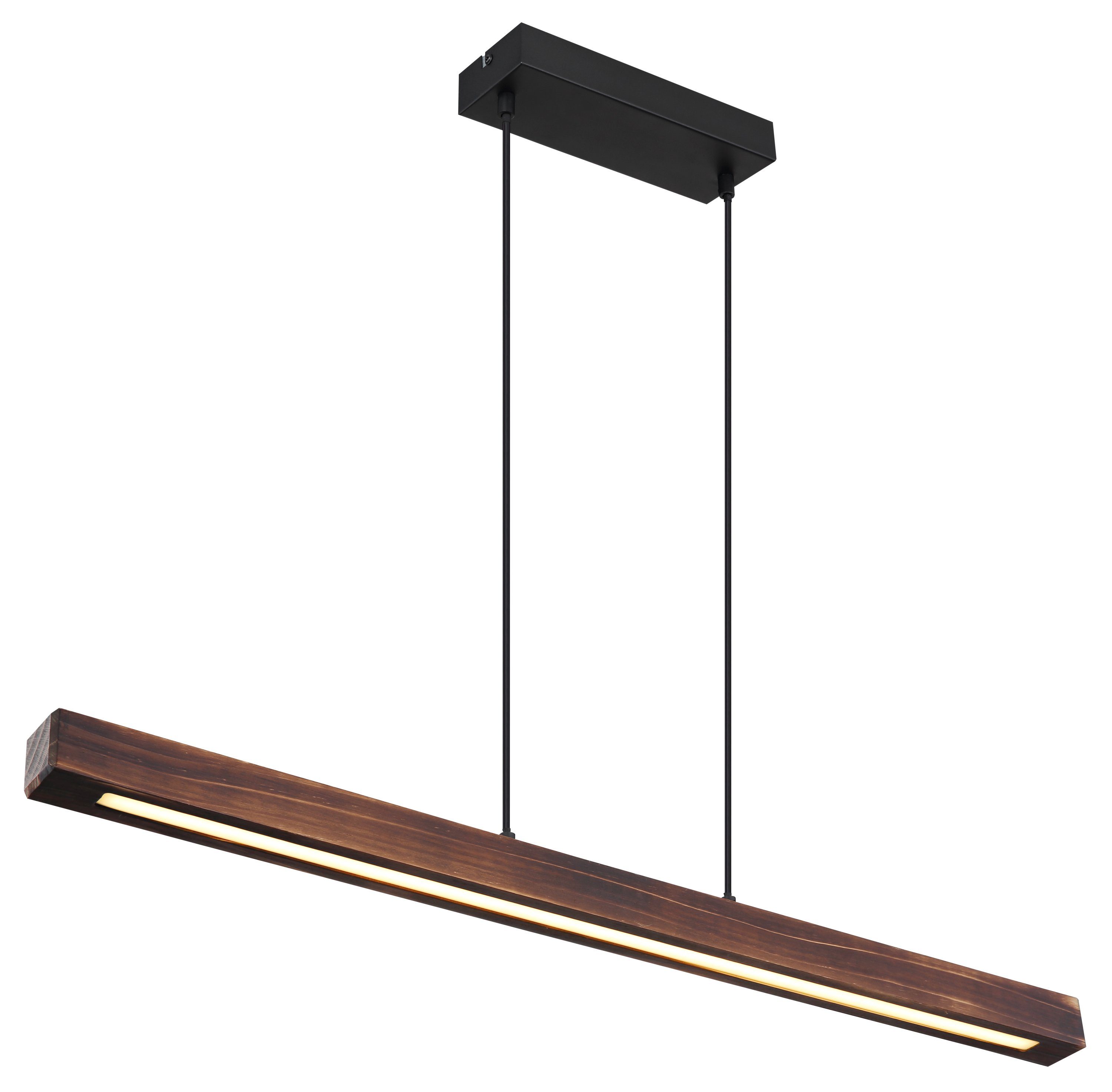 GLOBO LIGHTING Pendelleuchte GLOBO Lighting Hängeleuchte TIBEON LBH 90x8x120 cm schwarz Hängelampe, Warmweiß – Bild 2 von 4