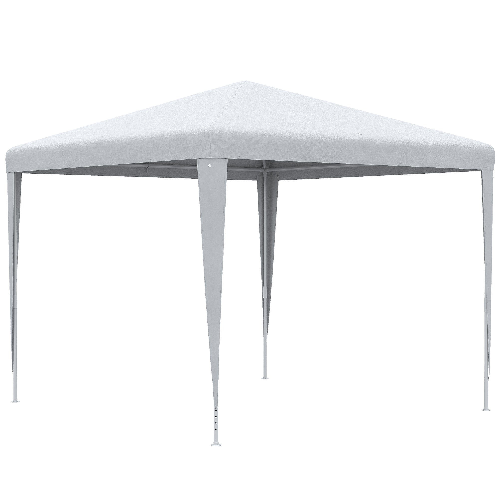 Outsunny Pavillon 2,7x2,7m, Rechteckig, mit 0 Seitenteilen, (Stabil Winterf günstig online kaufen