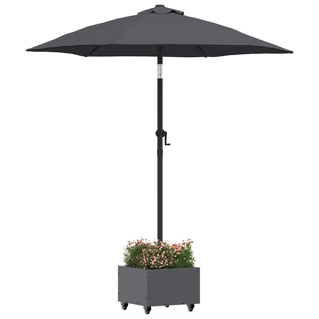 vidaXL Schirmhalter Parasol Untergrund mit Blumenkübel günstig online kaufen