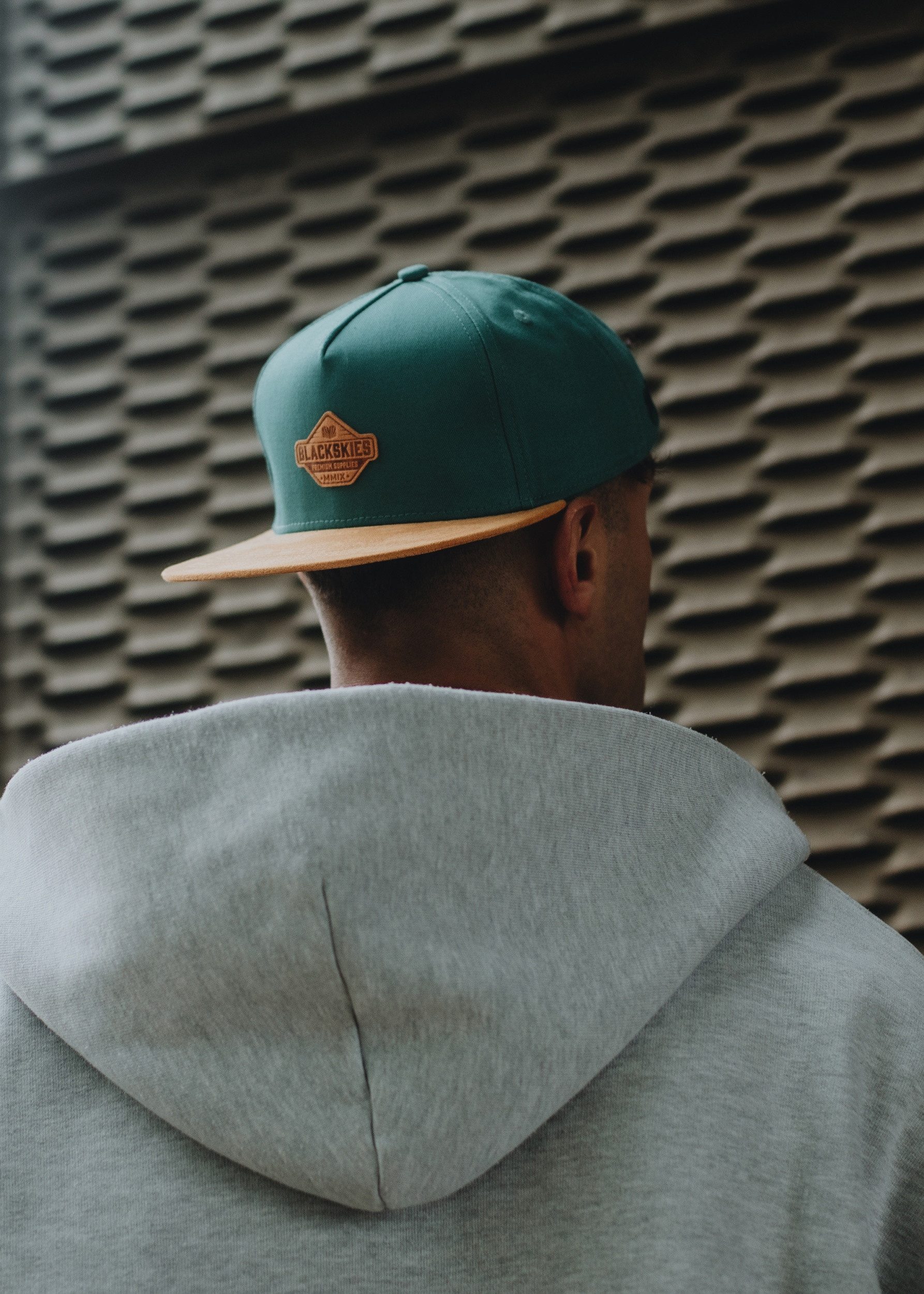 Blackskies Baseball Cap Essentials Snapback Cap Teal-Braun