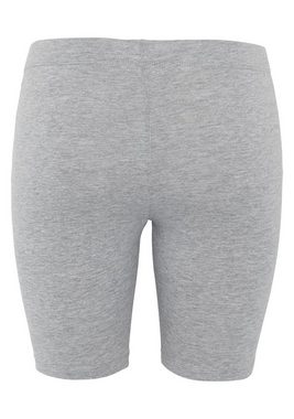 JETTE SPORT Leggings mit dezentem Label-Print (1, 1-tlg)