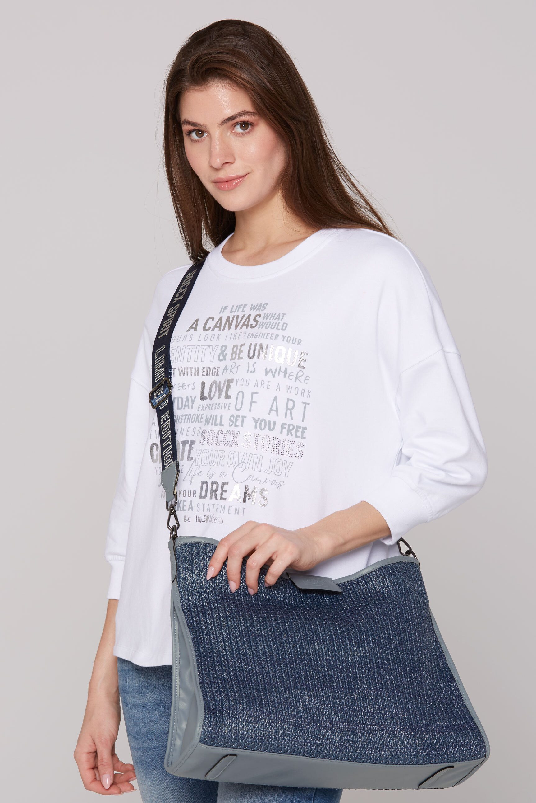 SOCCX Hobo, mit 2 offenen Innenfächern günstig online kaufen