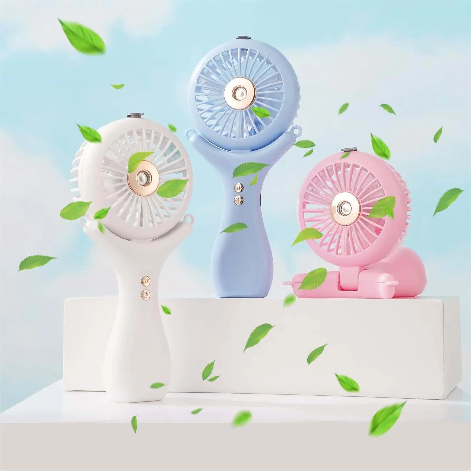 Coonoor Mini USB-Ventilator Tragbarer Mini-Ventilator, zusammenklappbarer günstig online kaufen