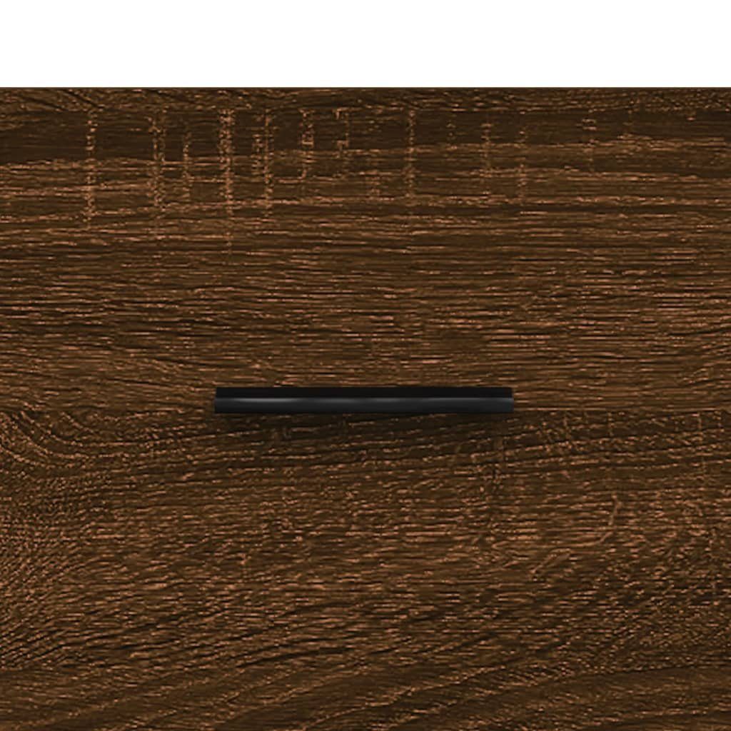 Braun Eichen-Optik 60x36,5x35cm (1-St) Fächerschrank Braune Wandschrank vidaXL Eiche Holzwerkstoff