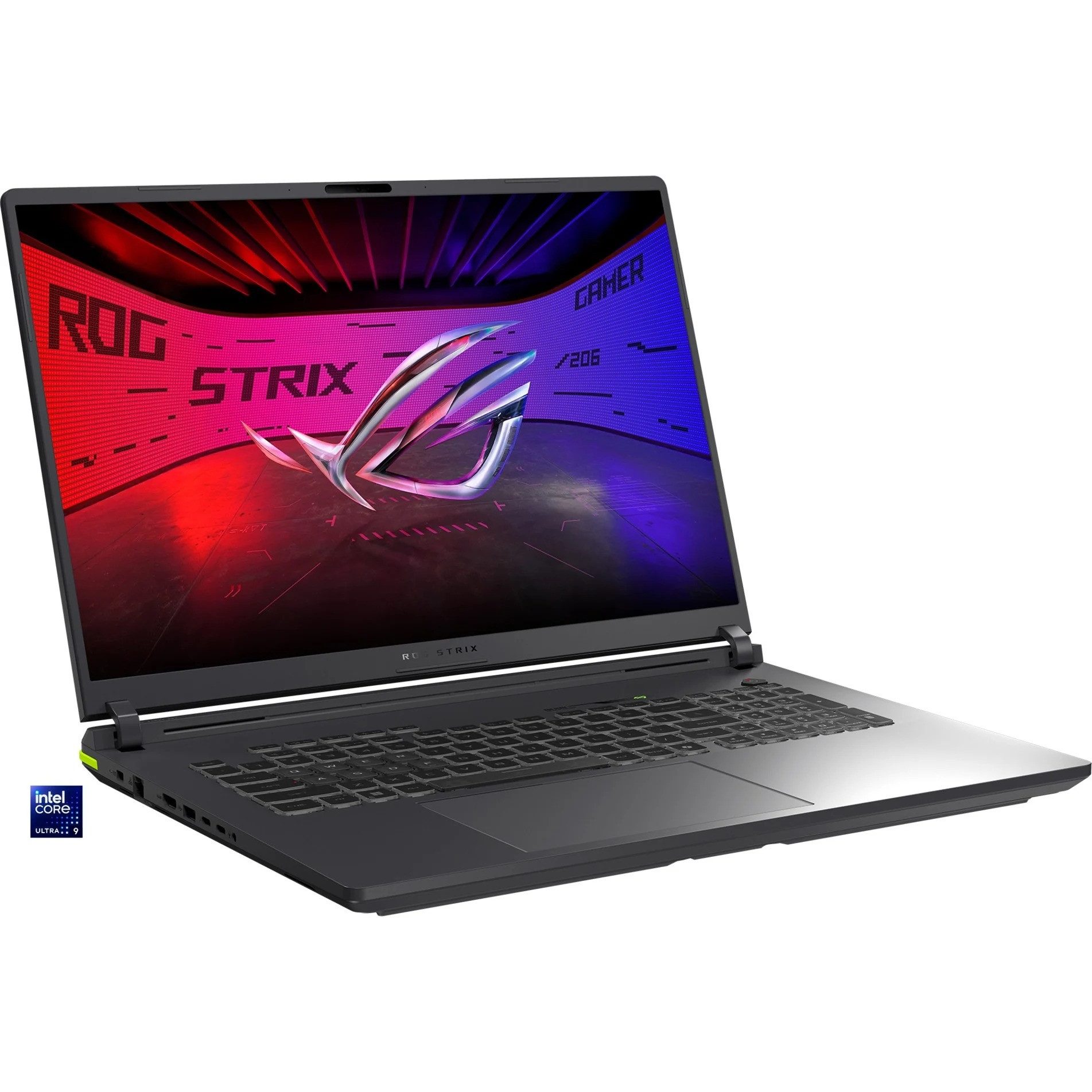 Asus ROG Strix G18 Gaming Laptop Intel Core Ultra 9 275HX 5,4GHz 32GB RAM Gaming-Notebook (45,7 cm/18 Zoll, Intel Core Ultra 9 275HX, GeForce RTX 5080, 32 GB, 2000 GB SSD, HDMI 2.1, 2x Thunderbolt 5, 3x USB 3.2 Typ-A, LAN (RJ45), Wi-Fi 7)