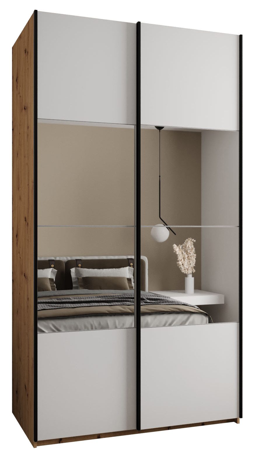 ABIKS MÖBEL Schwebetürenschrank LUX 4 hoher günstig online kaufen
