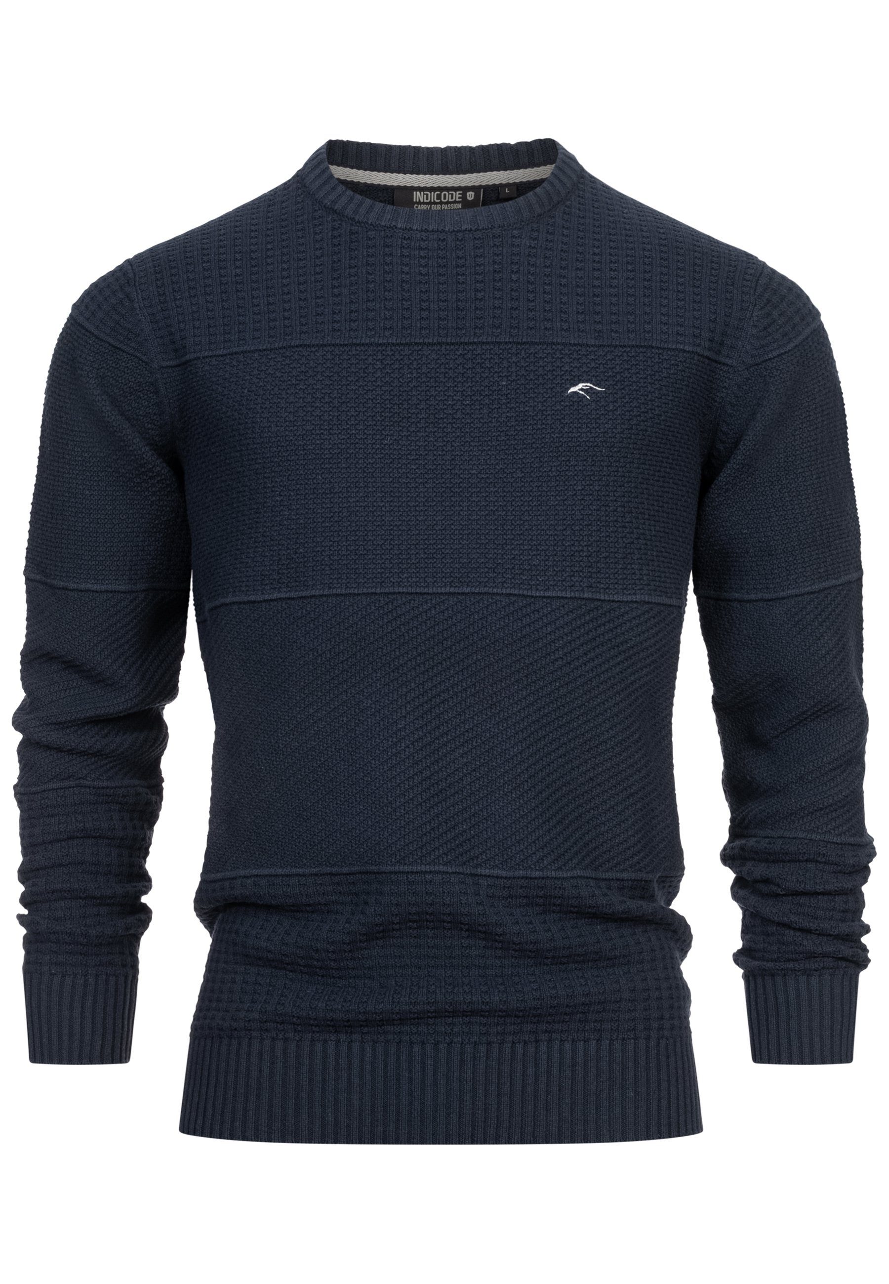 Indicode Strickpullover INJustice günstig online kaufen