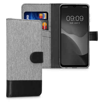 kwmobile Handyhülle Wallet Case für Samsung Galaxy M23 5G, Hülle mit Ständer - Handyhülle Kartenfächer