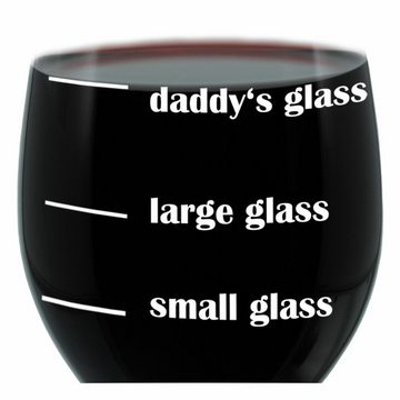 LEONARDO Weinglas XL Daddys Glass, Glas, lasergraviert