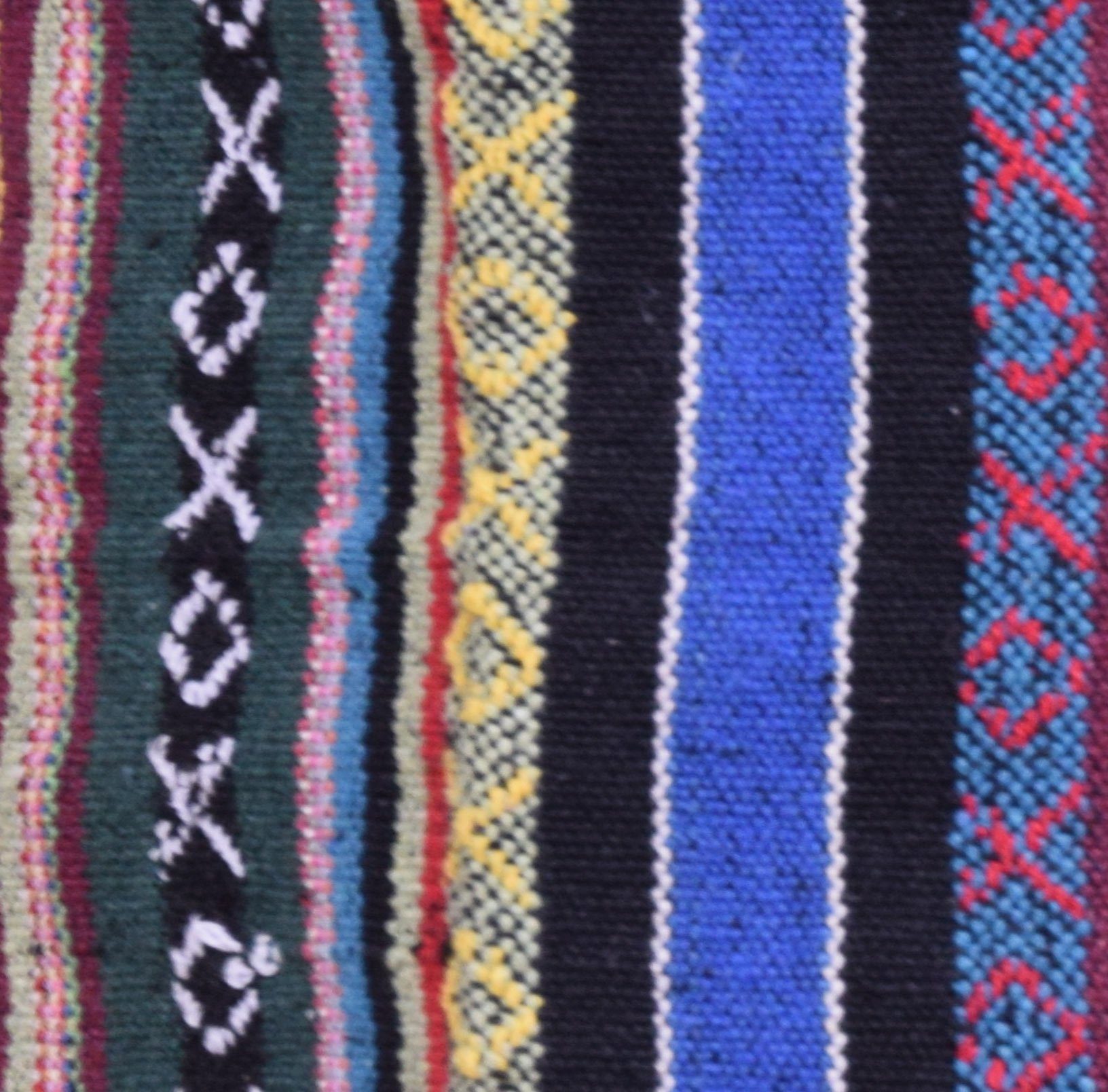 SIMANDRA Haremshose Luftige Ethno Haremhose "Rishikesh" Boho-Stil mit bunten Web-Einsätzen