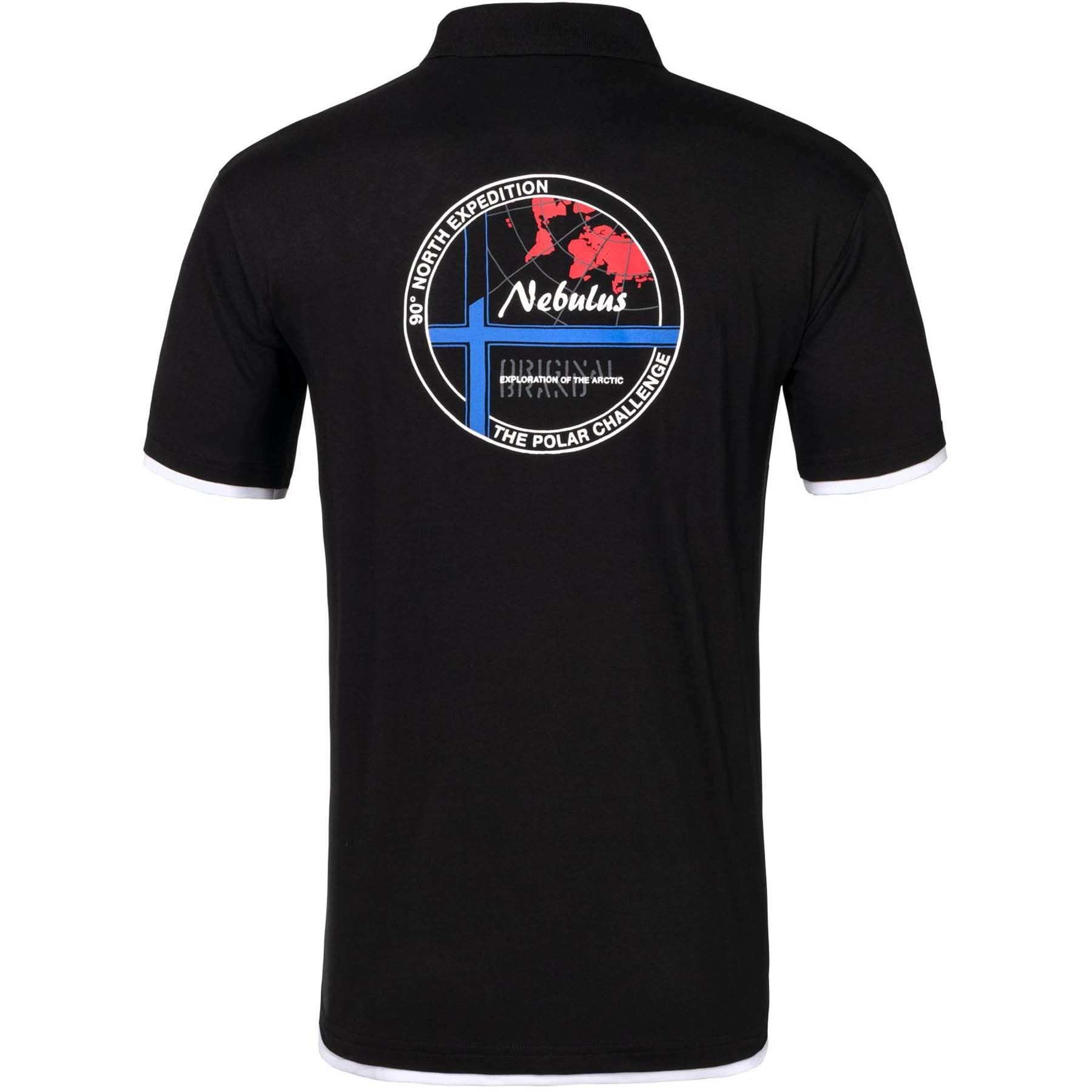 Nebulus Poloshirt SHIP, P4000 - Herren, schwarz-weiß, M
