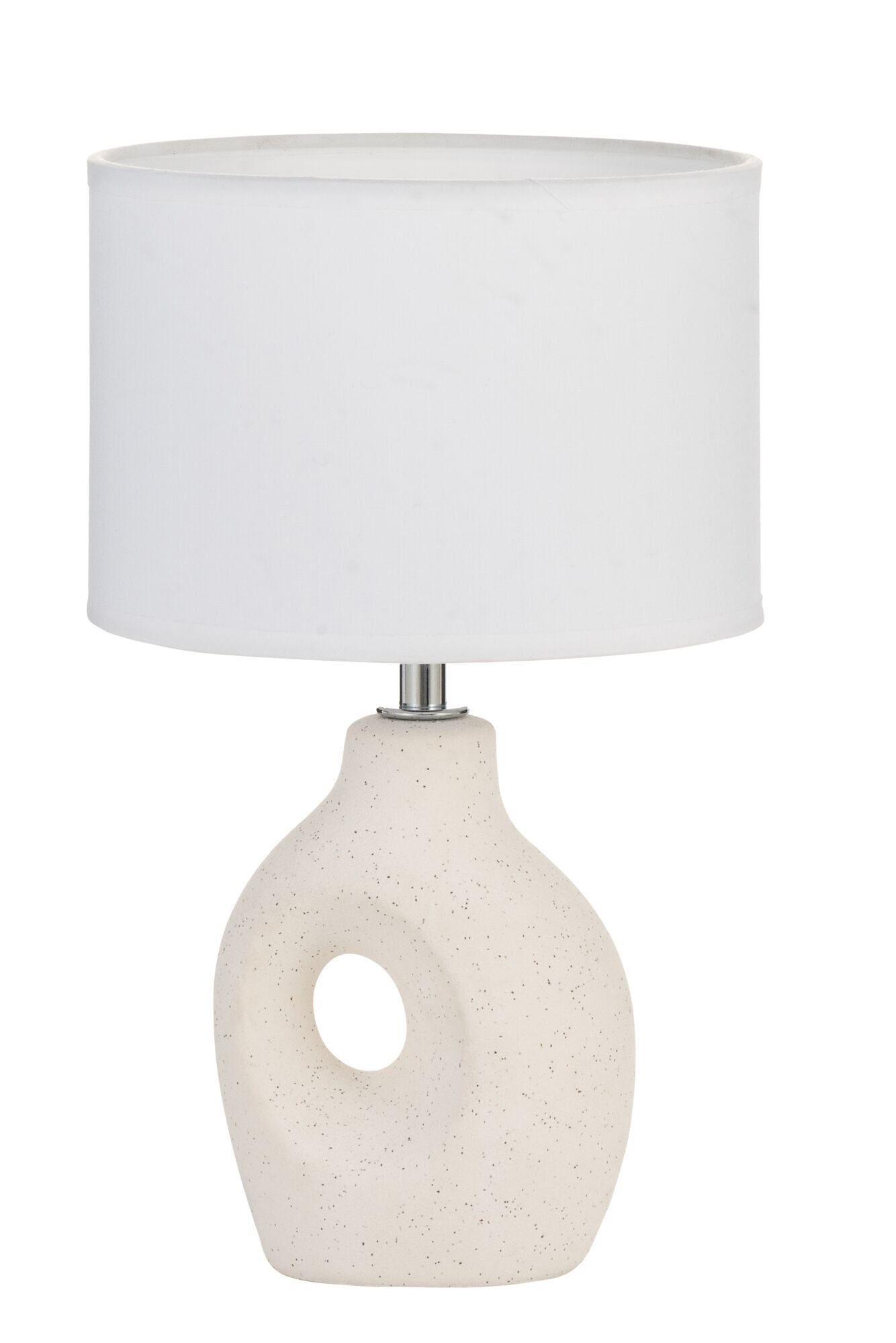 Pauleen Tischleuchte Pure Crush max20W Weiß/Beige günstig online kaufen