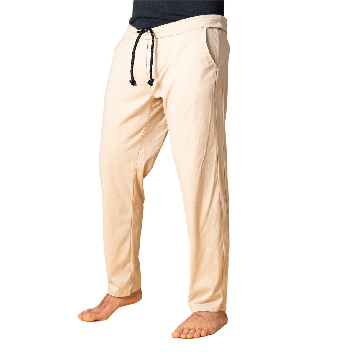 PANASIAM Yogahose Yogahose unisex aus 100% Baumwolle bequeme Sweathose für Damen und Herren Freizeithose Sporthose Relaxhose
