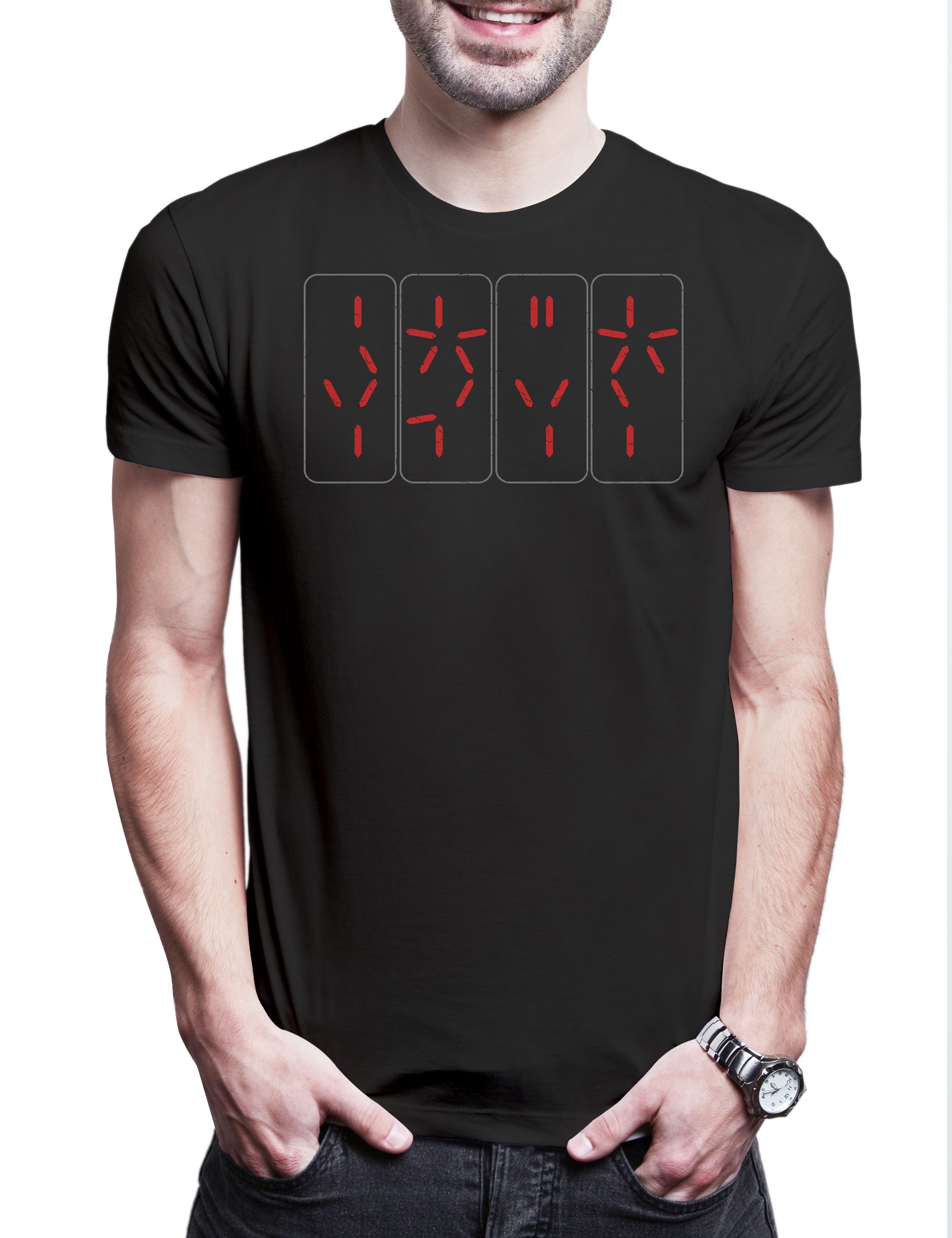 Print-Shirt Predator Countdown Herren T-Shirt Alien Retro Movie Aliens Self