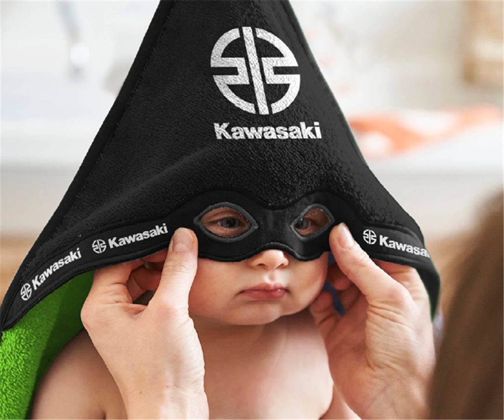 Kawasaki Handtuch Kawasaki Baby NINJA Hantuch, Kawasaki Ninja Baby Handtuch