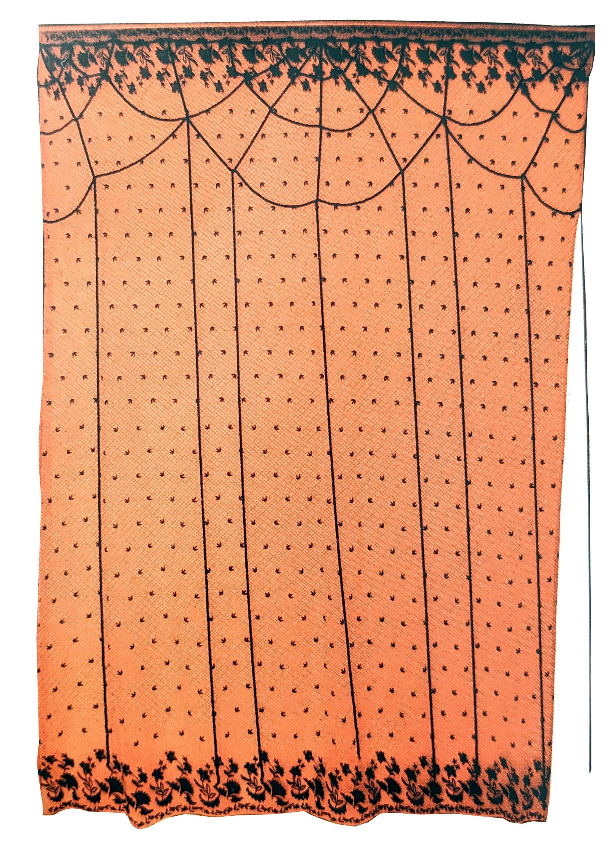 F.I.G. Dekoobjekt Halloween Dekoration 160x210cm) (orange, Vorhang 