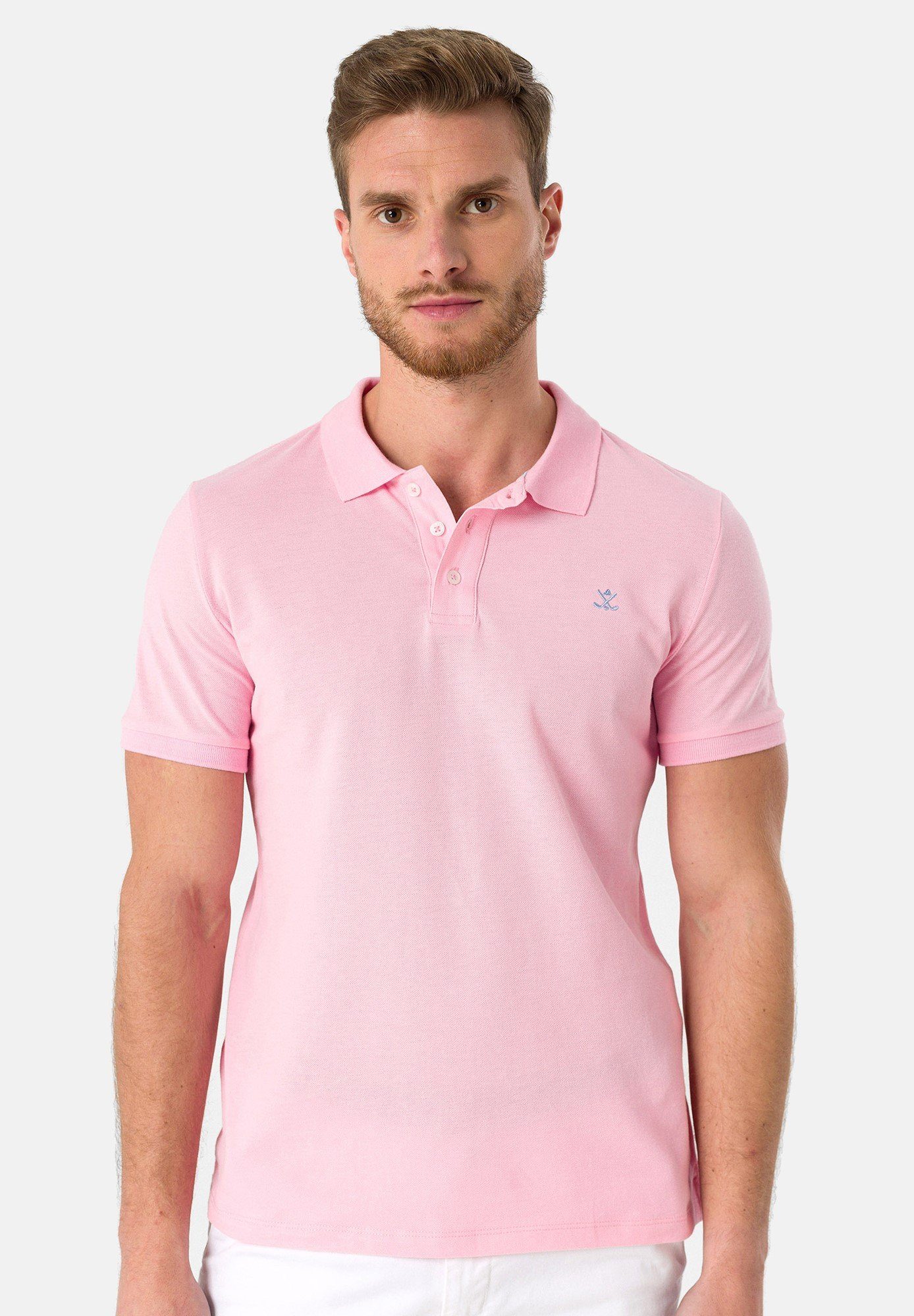 Rosa Poloshirts für Herren Pinke kaufen OTTO Polohemden » 