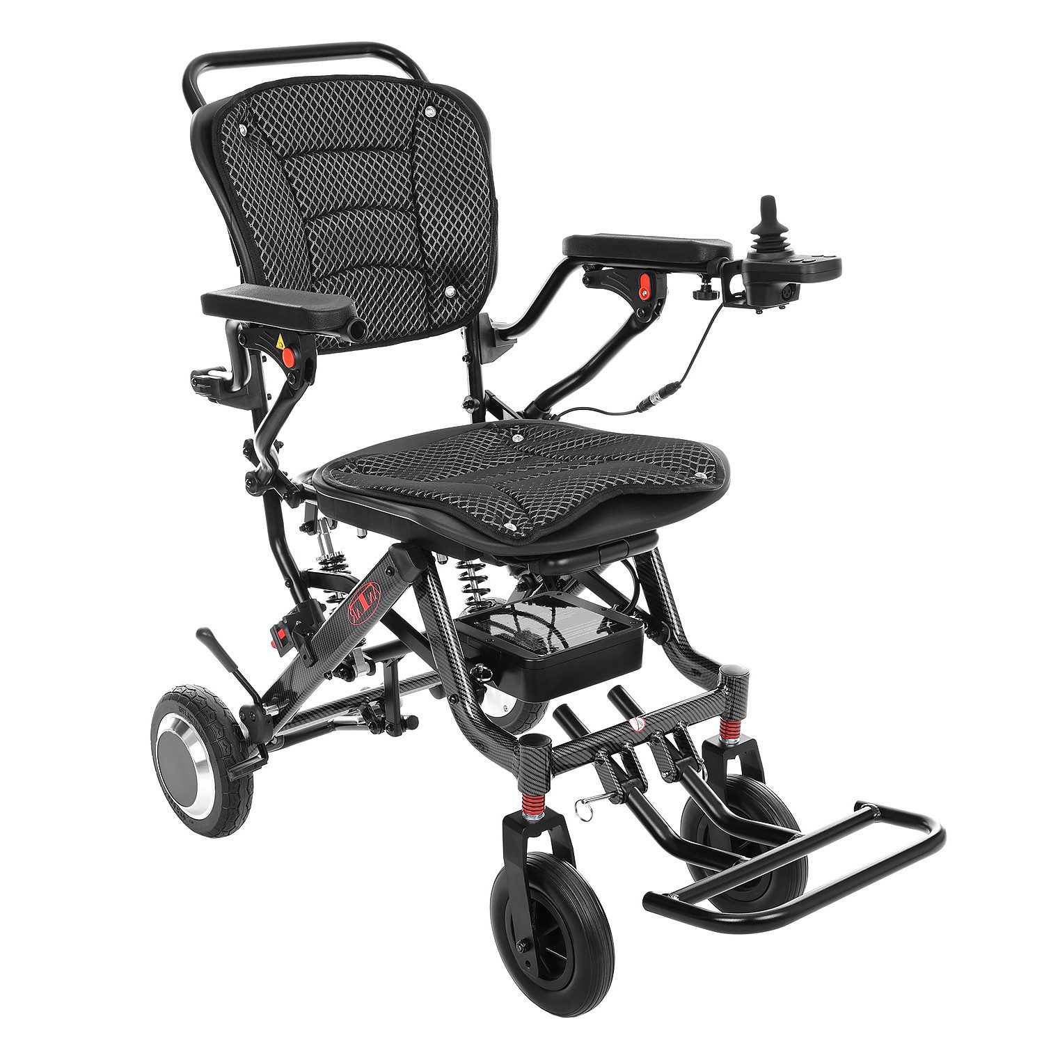 Antar Electric Mobility Scooter, Carbon Folding Wheelchair, Lightweight Wheelchair/Rollator up to 120 kg