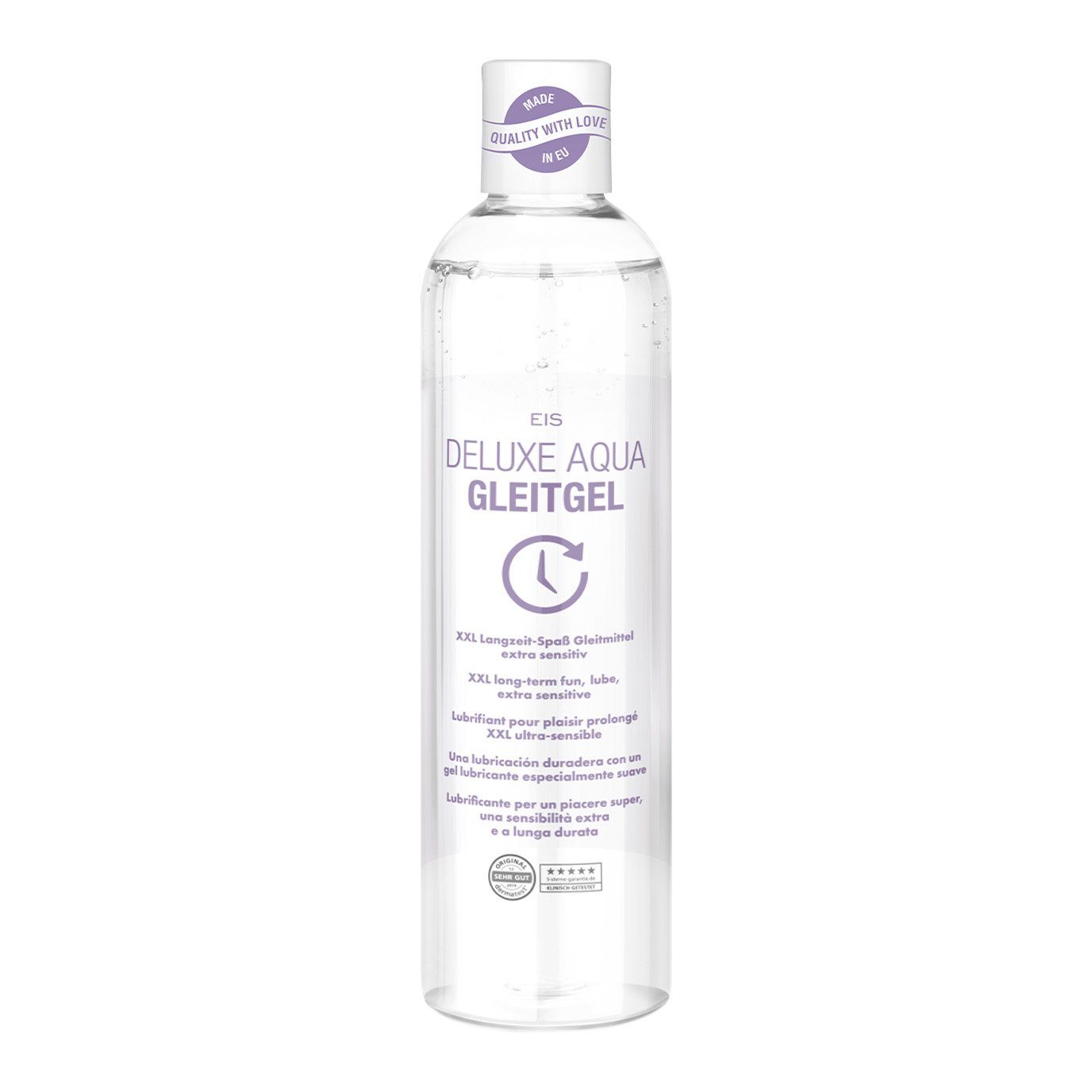 Stimulationsgel EIS Deluxe Aqua Gleitgel, 300ml, wasserbasiert, Langzeit-Spaß