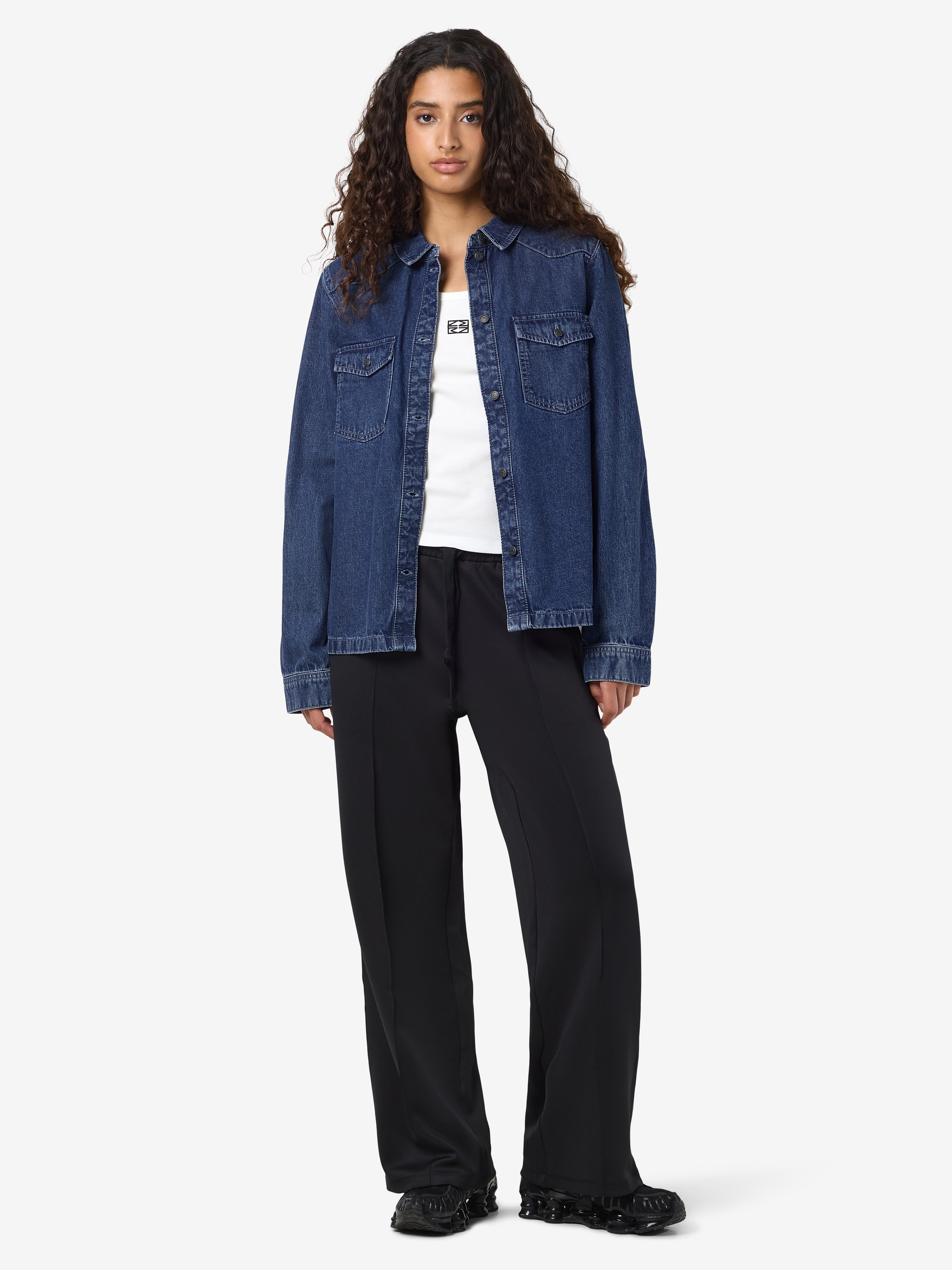 Noisy may Jeansbluse NMNEW SIGNE L/S DENIM SHIRT VI002MB NOOS