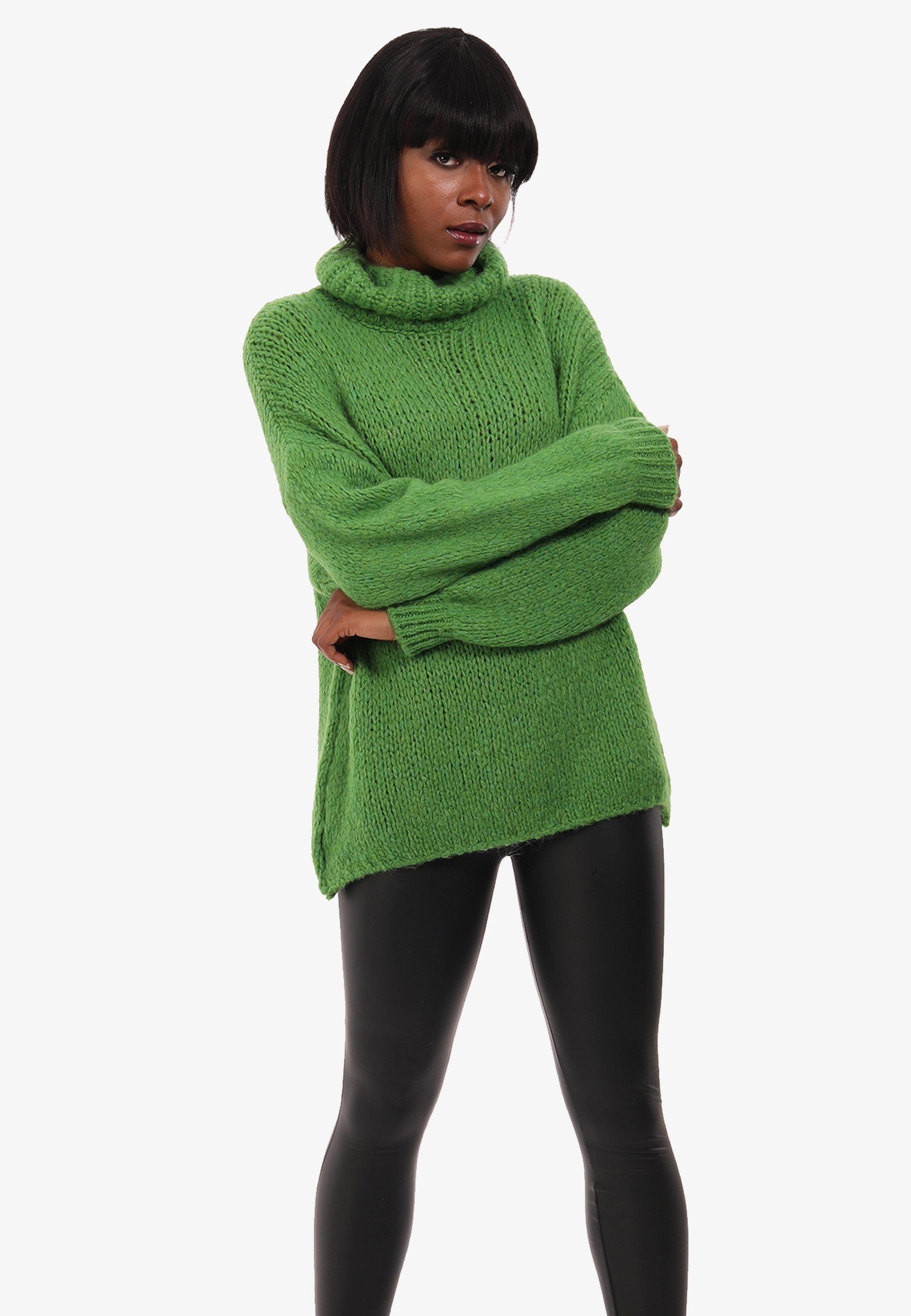 YC Fashion & Style Вязаные свитера Пуловеры mit Rollkragen Kuschelweiche Qualität (1-tlg) in Unifarbe