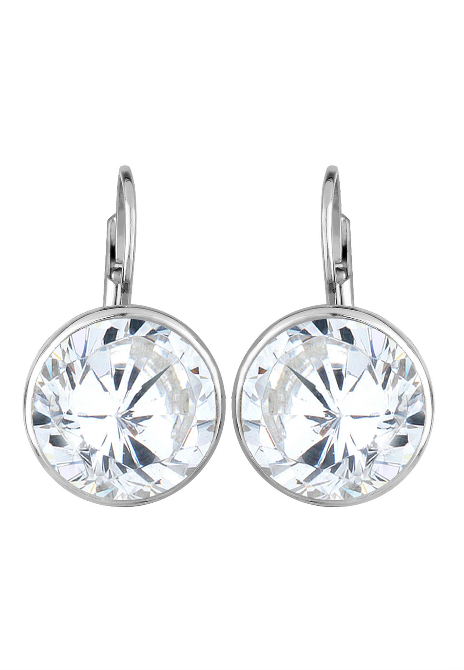 Elli Ohrhänger-Set Ohrhänger Zirkonia Rund Glamour 925 Sterling Silber günstig online kaufen