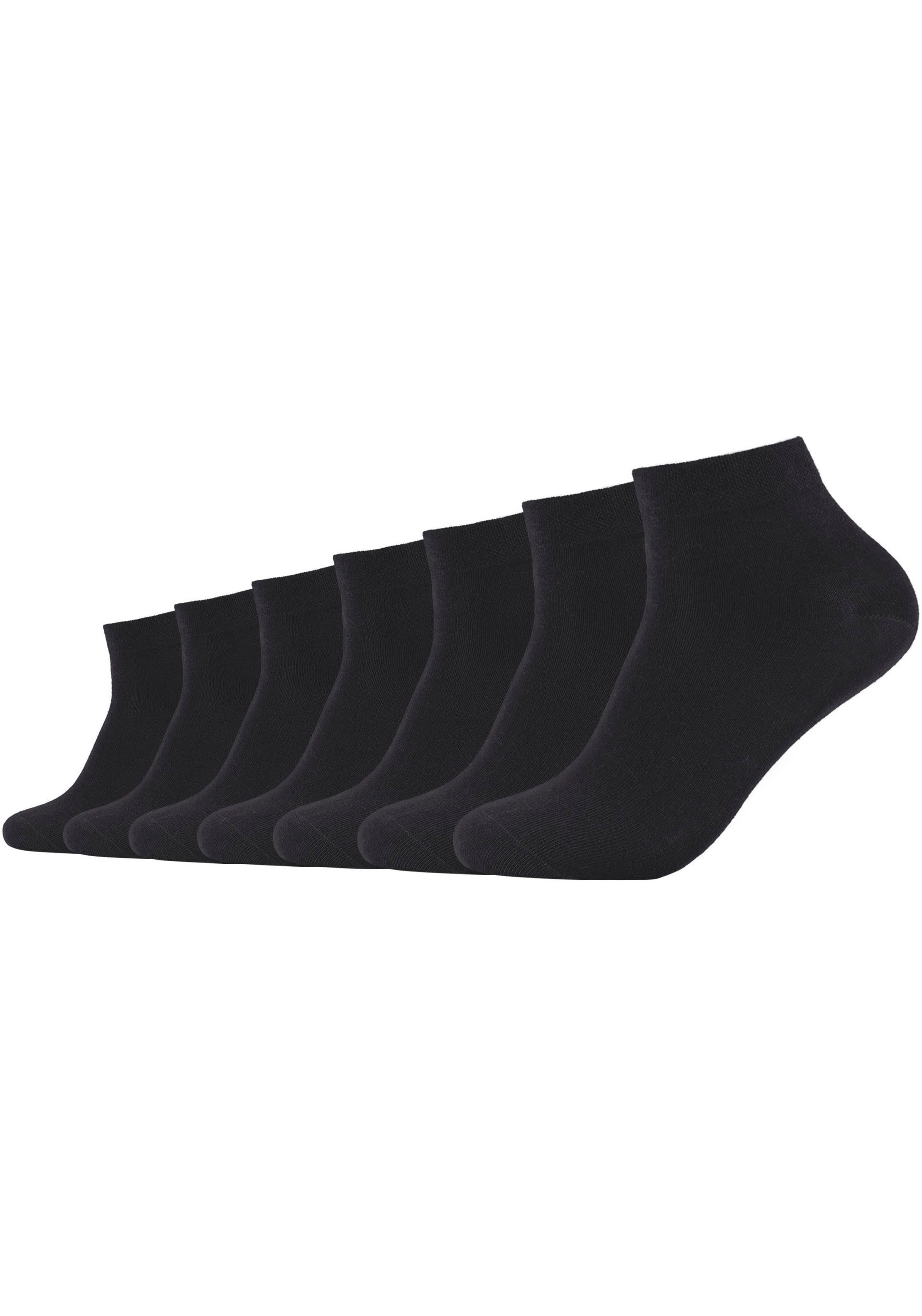 Camano Socken ca-soft (7-Paar) Klimaregulierend: Komfortbund, atmungsaktiv weichem dank hohem mit Baumwollanteil