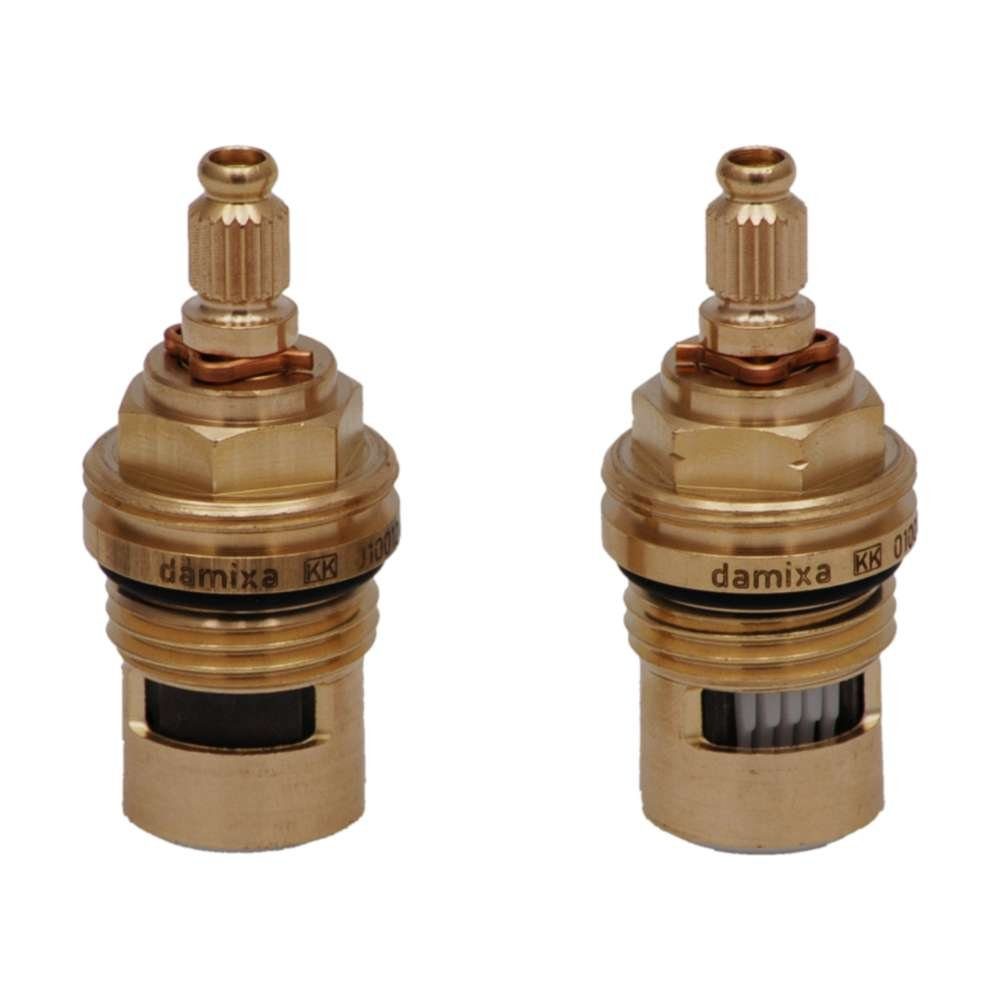 Damixa Badarmatur Damixa Keramisches Innenoberteil 1/2"-Set, kalt und warm 13297 + 13298
