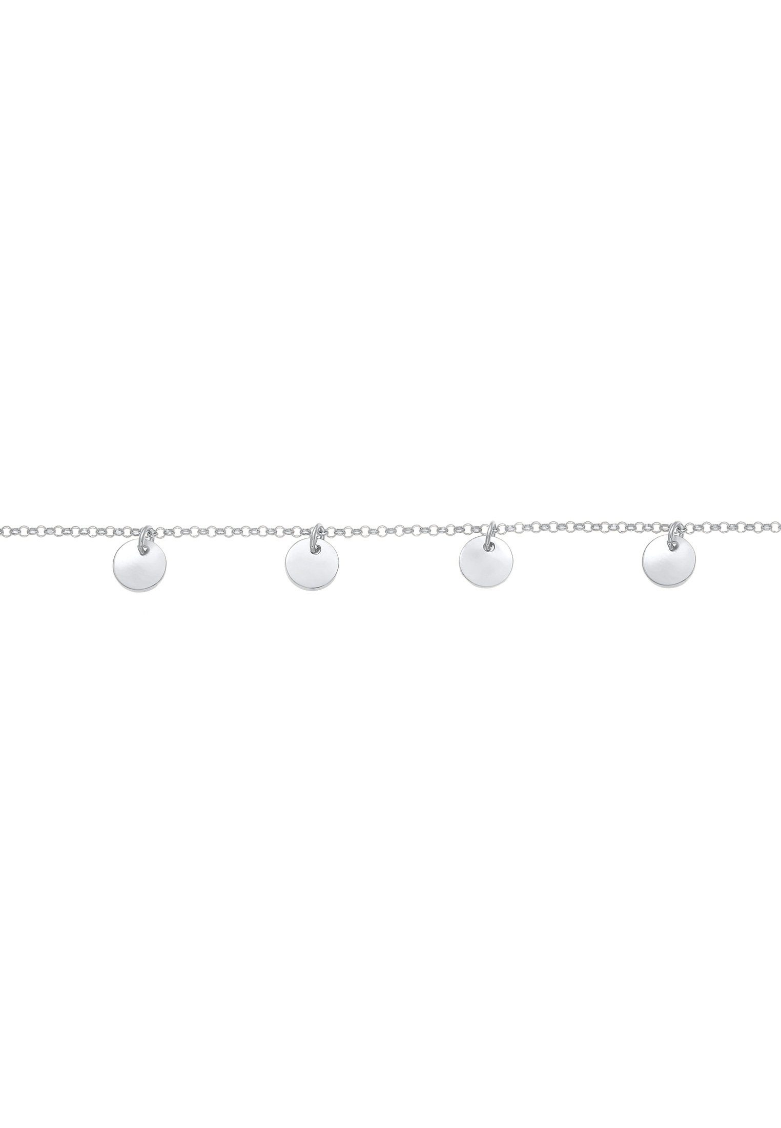 Elli Choker Choker Kette Geo Plättchen Rund 925 Silber günstig online kaufen