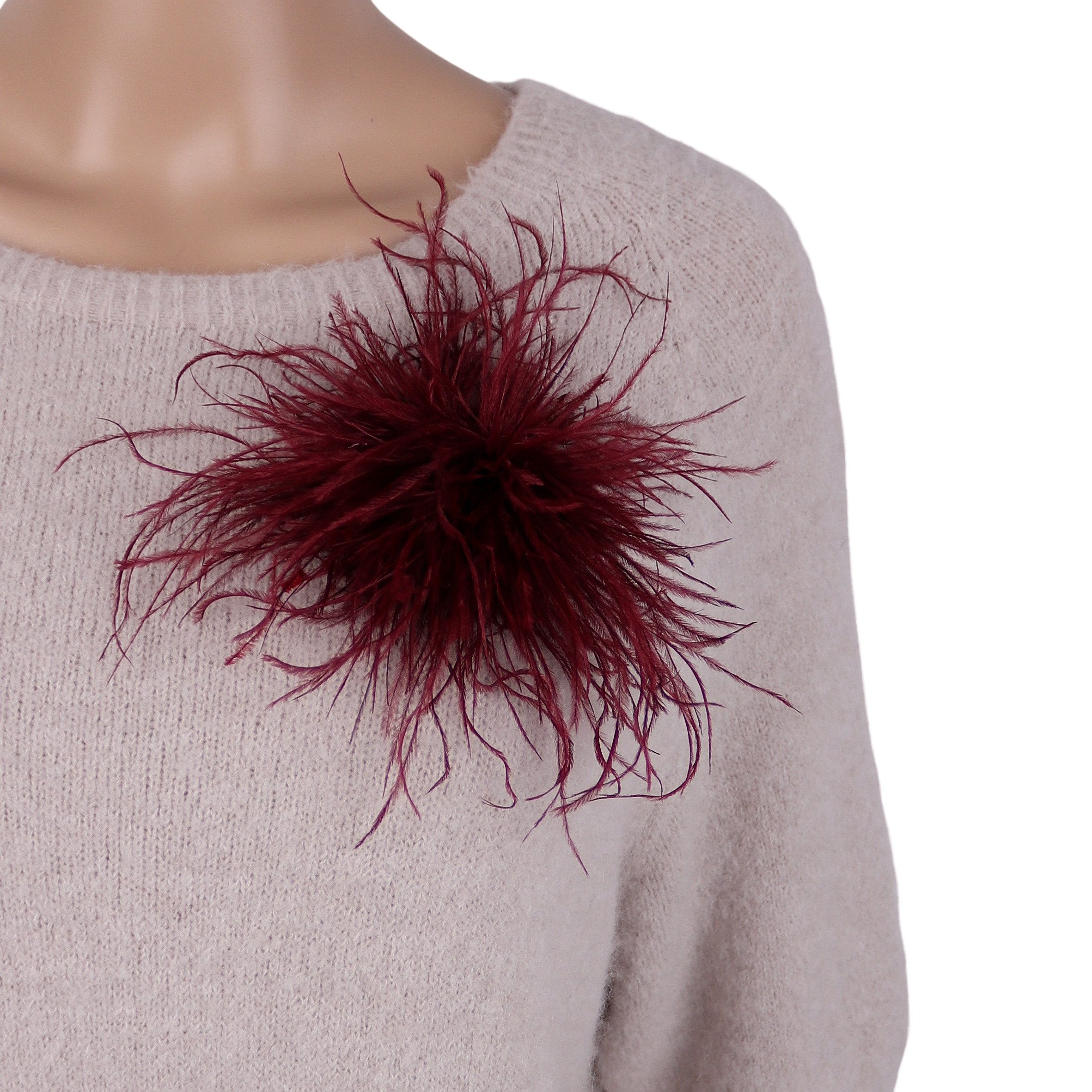 MIRROSI Brosche Edler Federbrosche, Feder-Anstecker im Boho-Vintage Stil, A günstig online kaufen