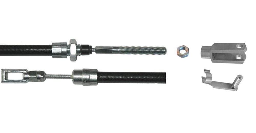 Knott Anhänger 1Stück - Bremsseil für Peitz - HL:1300mm - GL:1575 mm + Gabelkopf