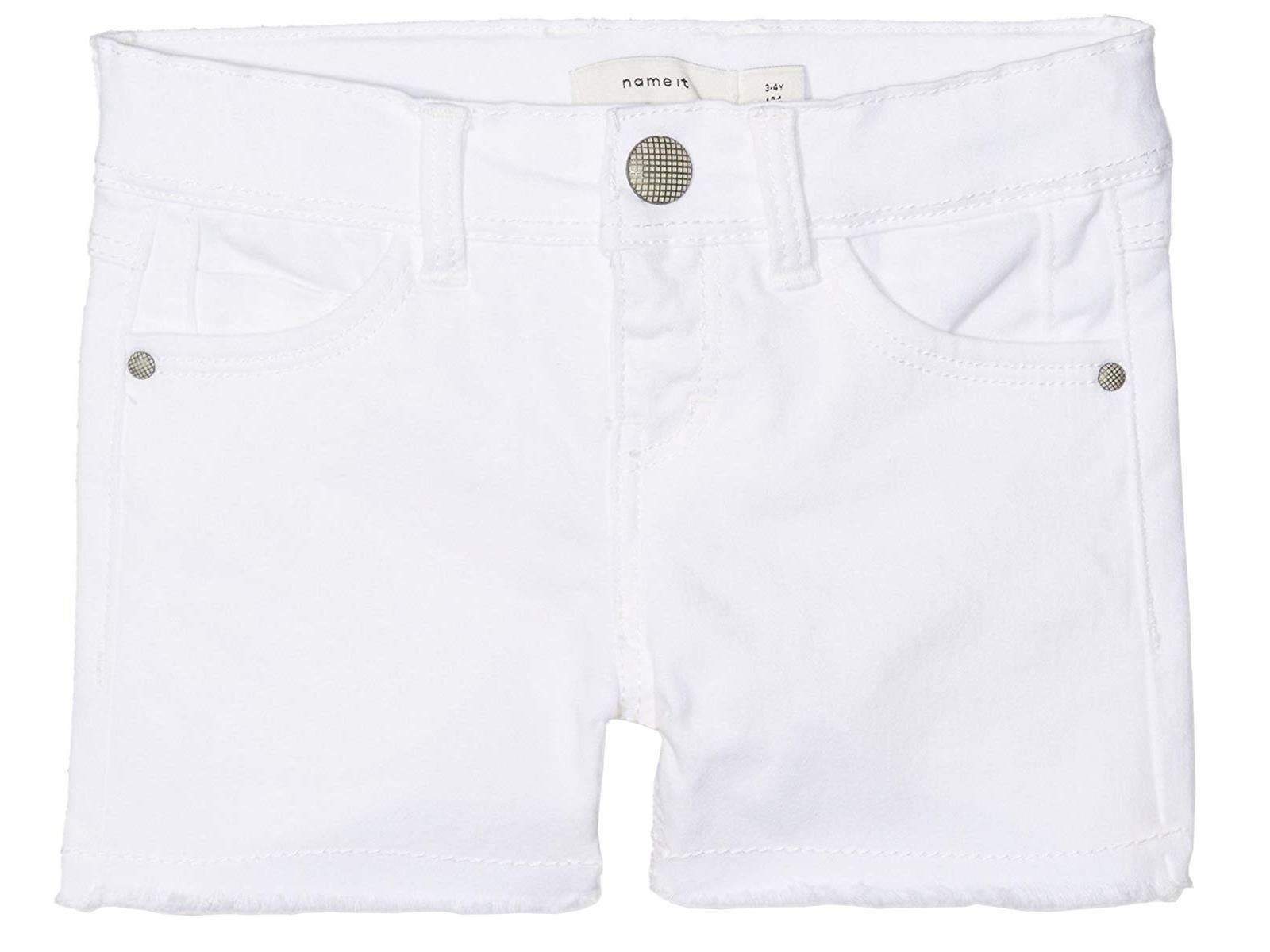 Name It Jeansshorts Name It Mädchen Jeans Shorts in weiß | Jeansshorts