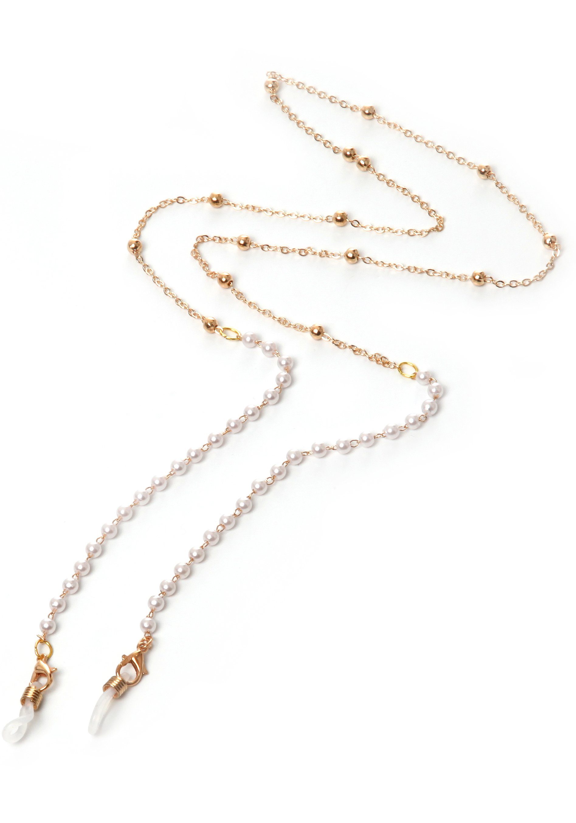 Firetti Brillenkette feminin, elegant, mit Acrylperlen