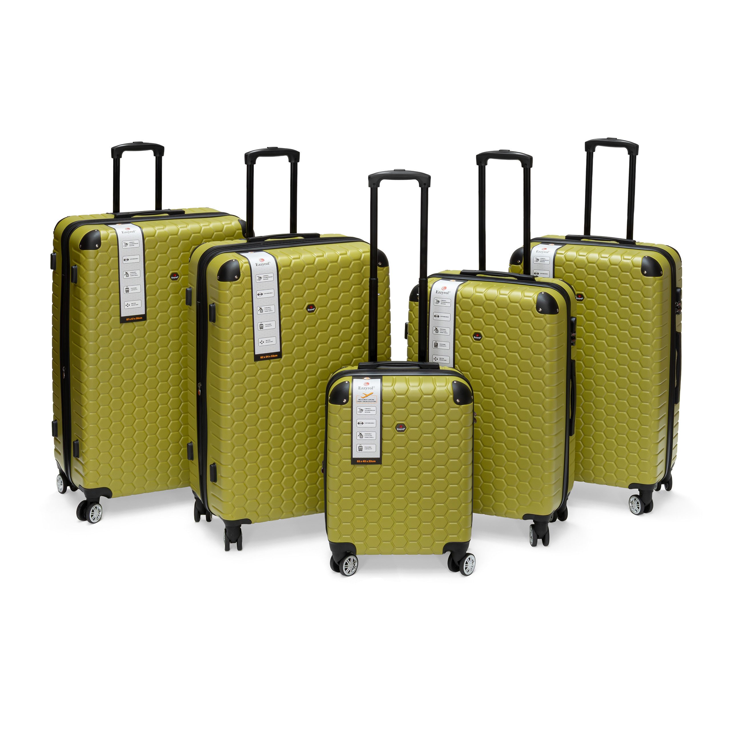 Ezzyrol® Kofferset Hartschalen-Trolley Reisekoffer Set, Koffer günstig online kaufen