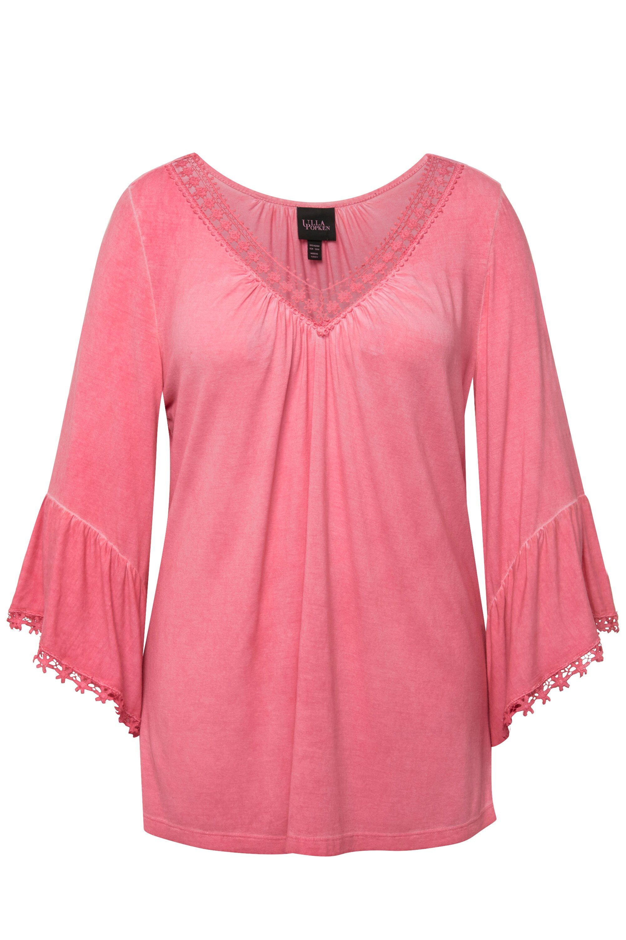Ulla Popken T-Shirt T-Shirt cold dyed günstig online kaufen