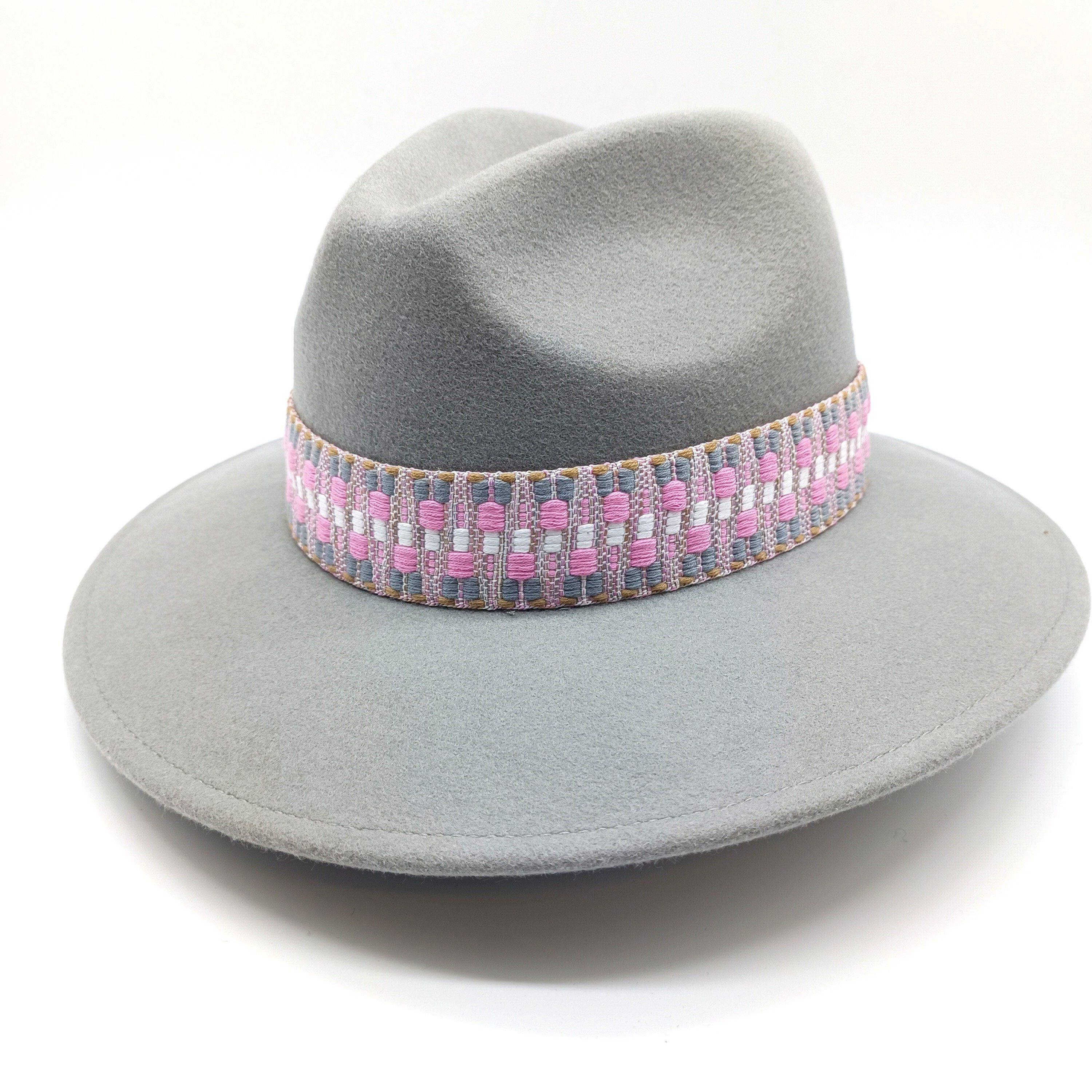 Filzhut DA-Wollfilz Fedora rauchgrau