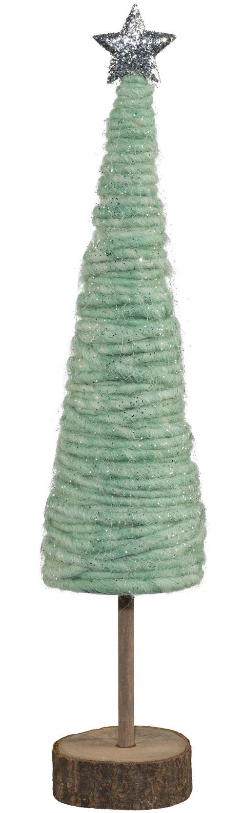 Creativ home Dekobaum Tannenbaum (1 St), aus Wolle mit Holzfuß