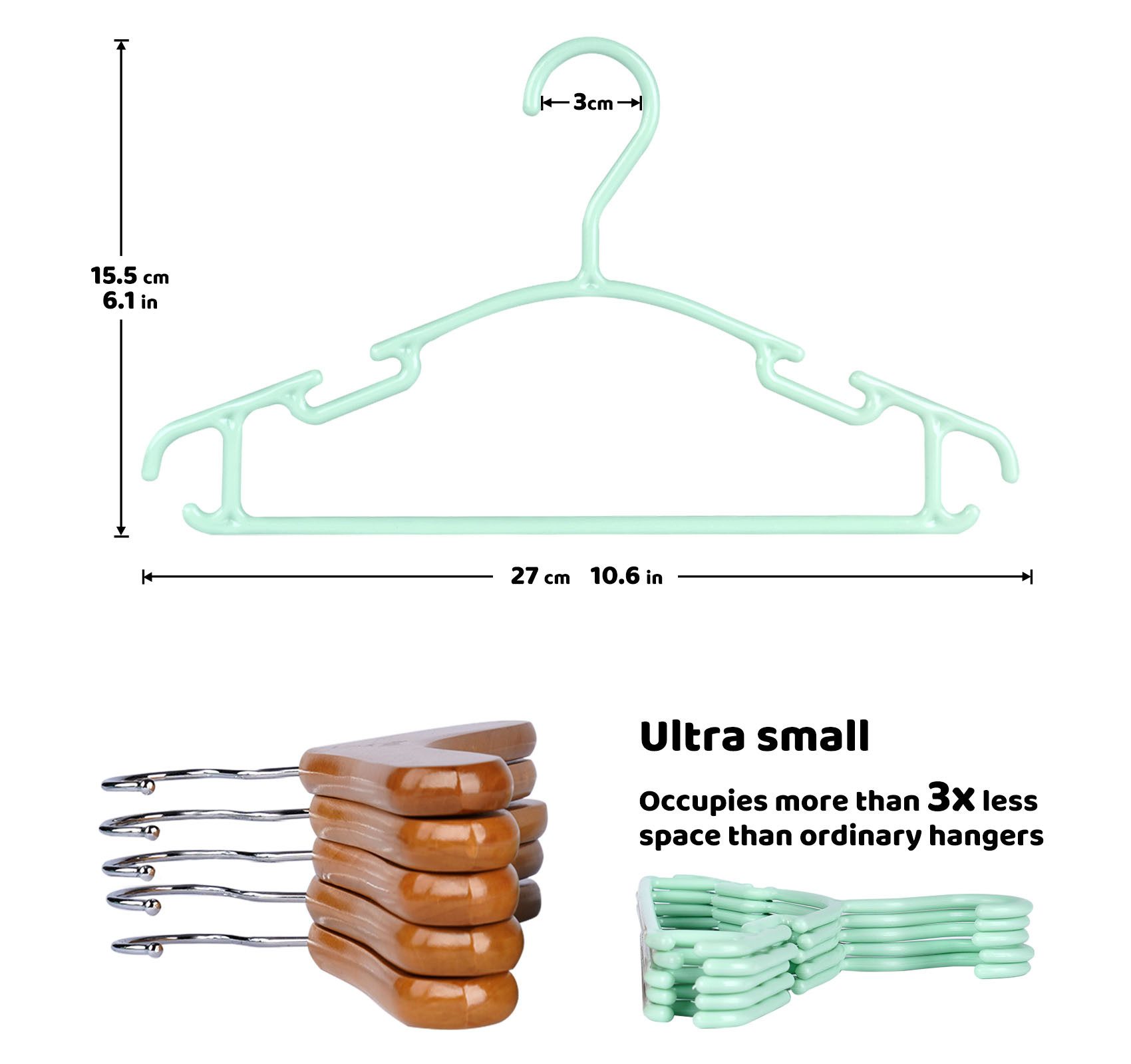 ElitVita Kleiderbügel Baby Kinderkleiderbügel Hangers Aufbewahrung, günstig online kaufen